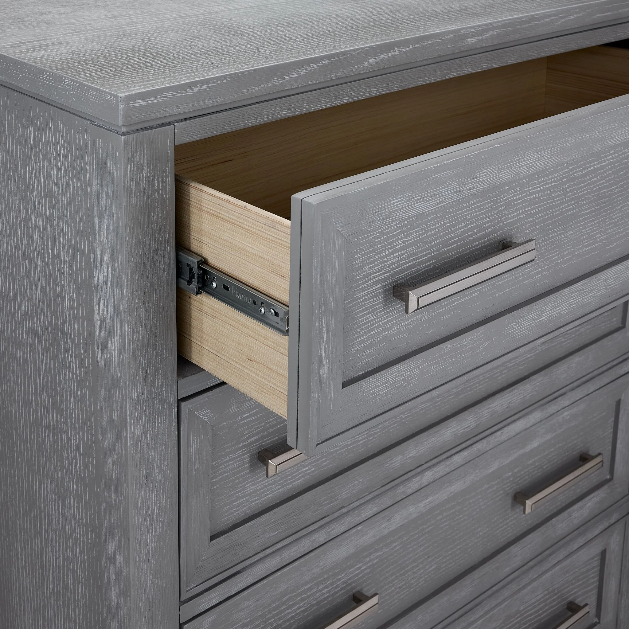 Silverstone 5-Drawer Chest - Mist Grey - Image 3