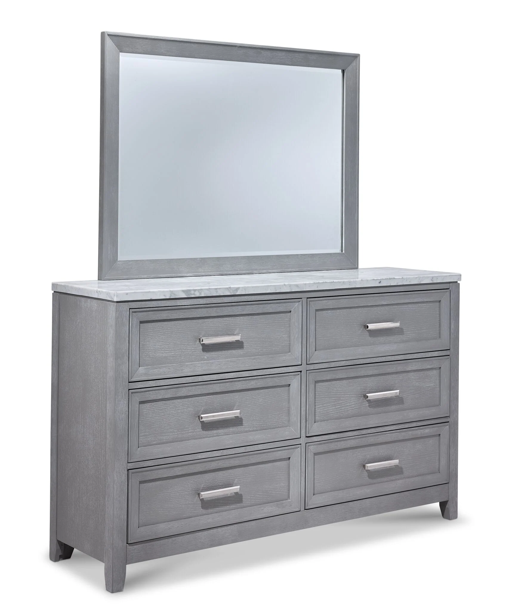 Silverstone 6 - Piece Queen Storage Bedroom Package - Mist Grey - Image 3