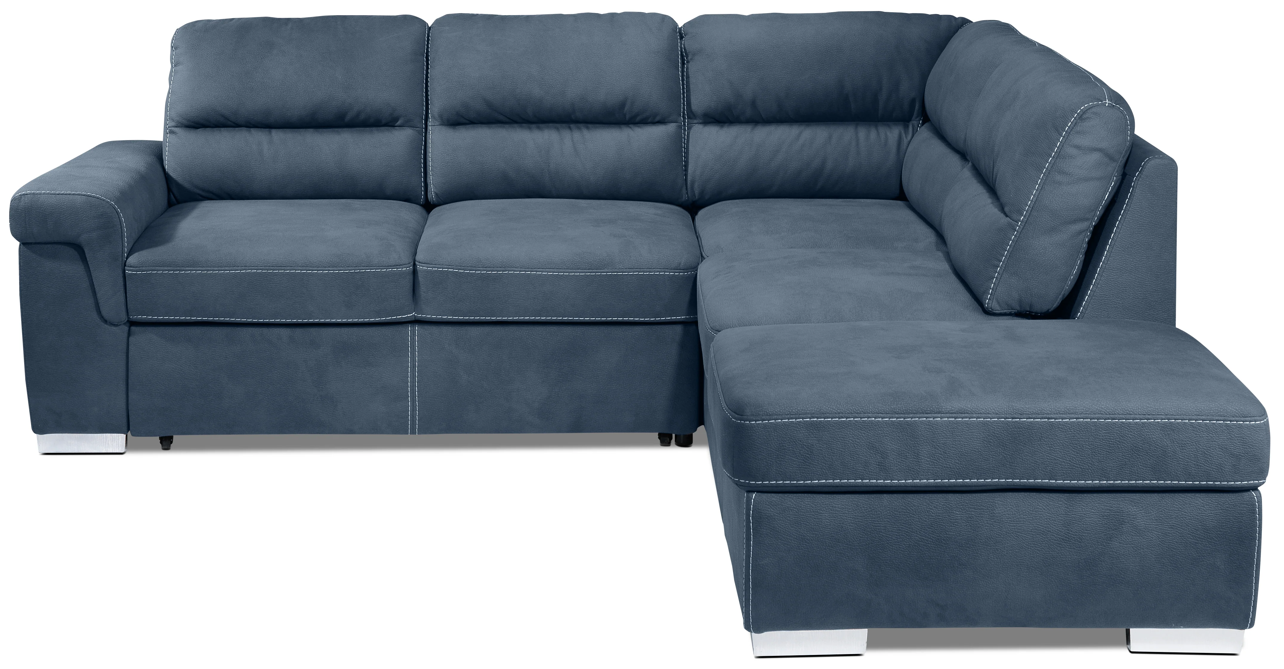 Simone 3-Piece Sectional with Left-Facing Pop-Up Bed - Blue - Image 17