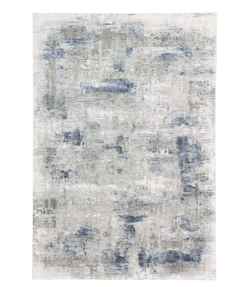 Skadi Casual Rug - 5' x 8' - Blue/White