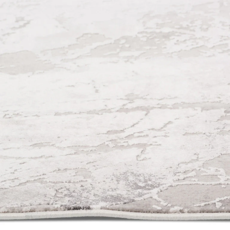 Skadi Marble Rug - 4' x 6' - Grey/Beige - Image 5