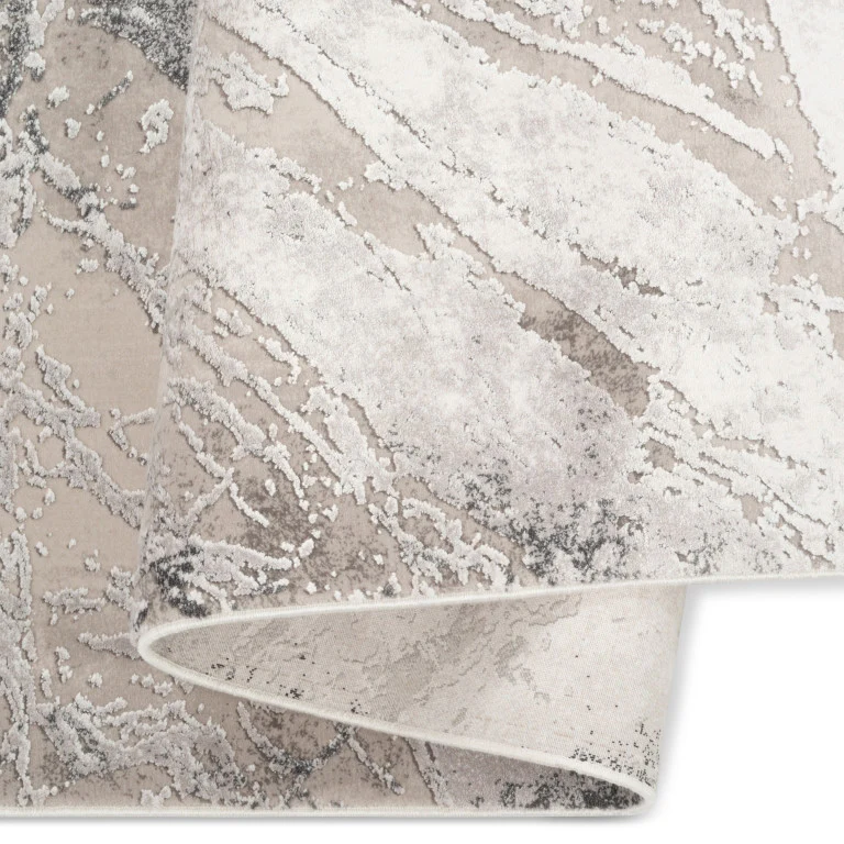 Skadi Marble Rug - 8' x 10' - Grey/Beige - Image 3