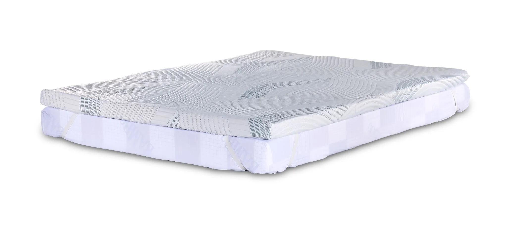 So Sleepy 3" Latex Cooling Queen Mattress Topper - Image 2
