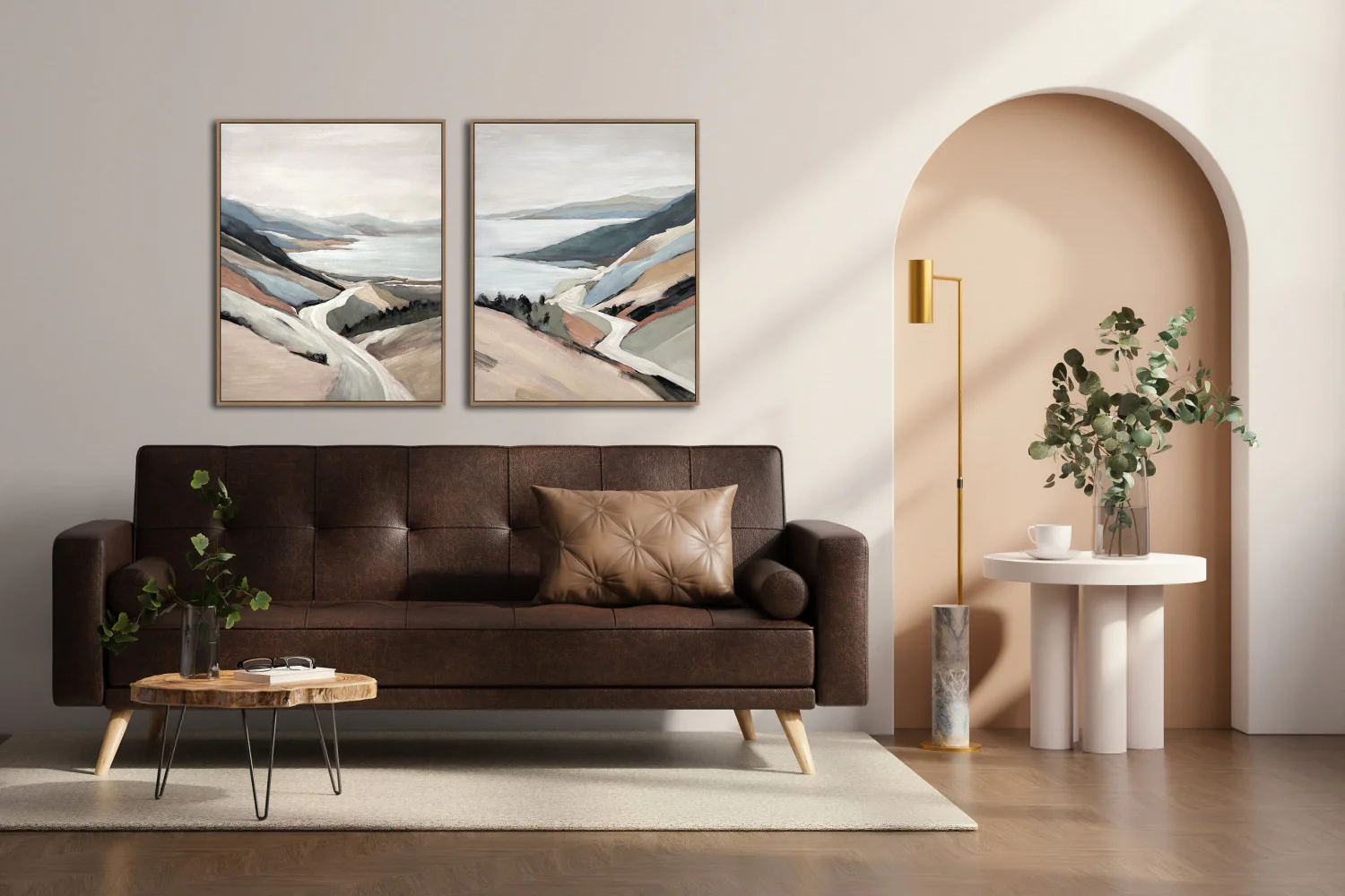 Soft Horizons II Wall Art - Multi-Colour - 30 X 24 - Image 2