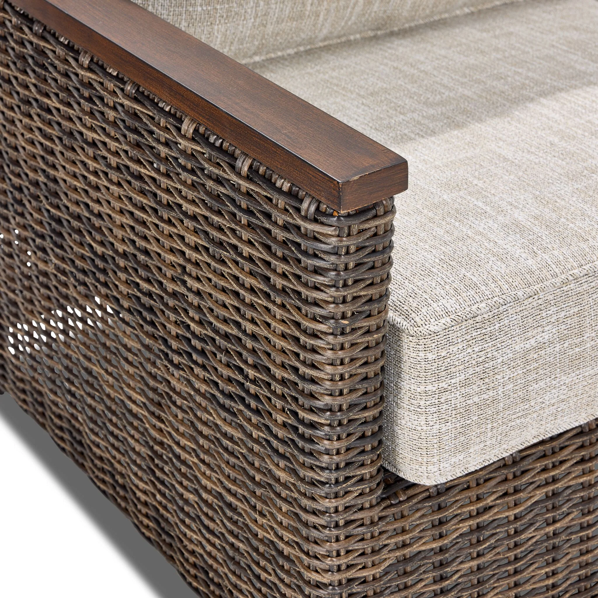 Solstice Outdoor Swivel Chair - Antique Brown - Image 4