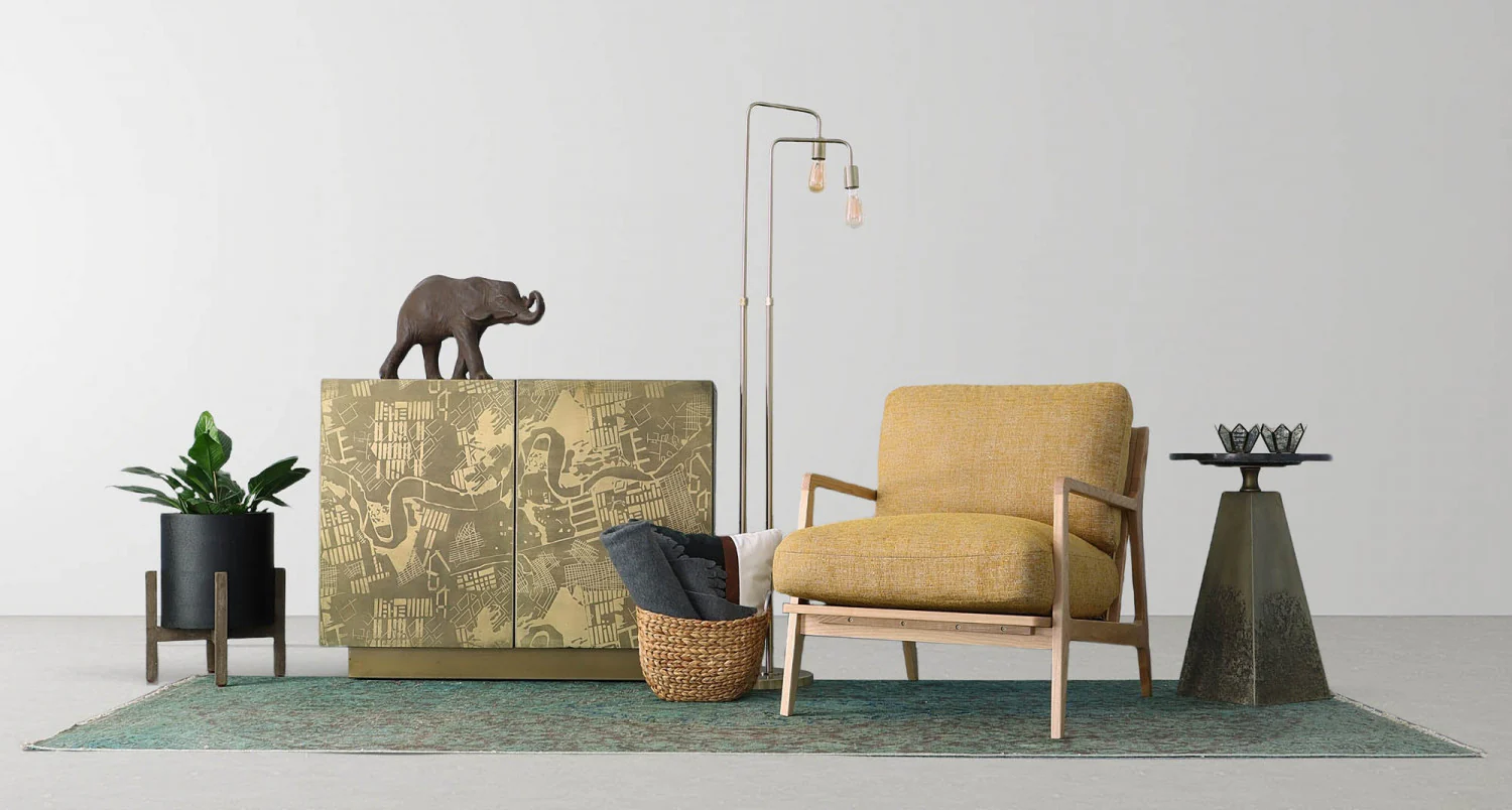 Solvia Floor Lamp - Gold - Image 5