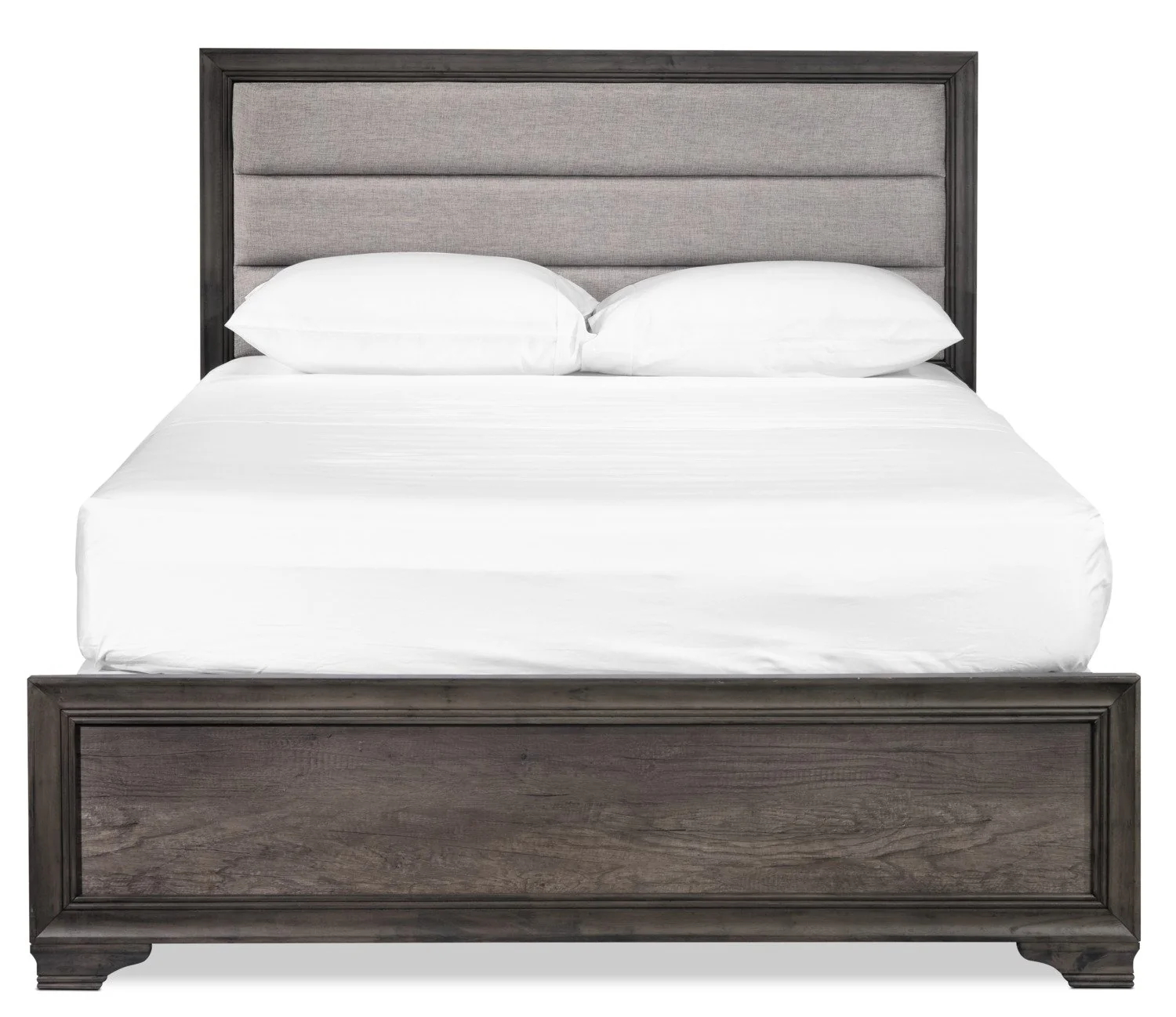 Sophie 6- Piece Full Bedroom Package - Weathered Grey - Image 3