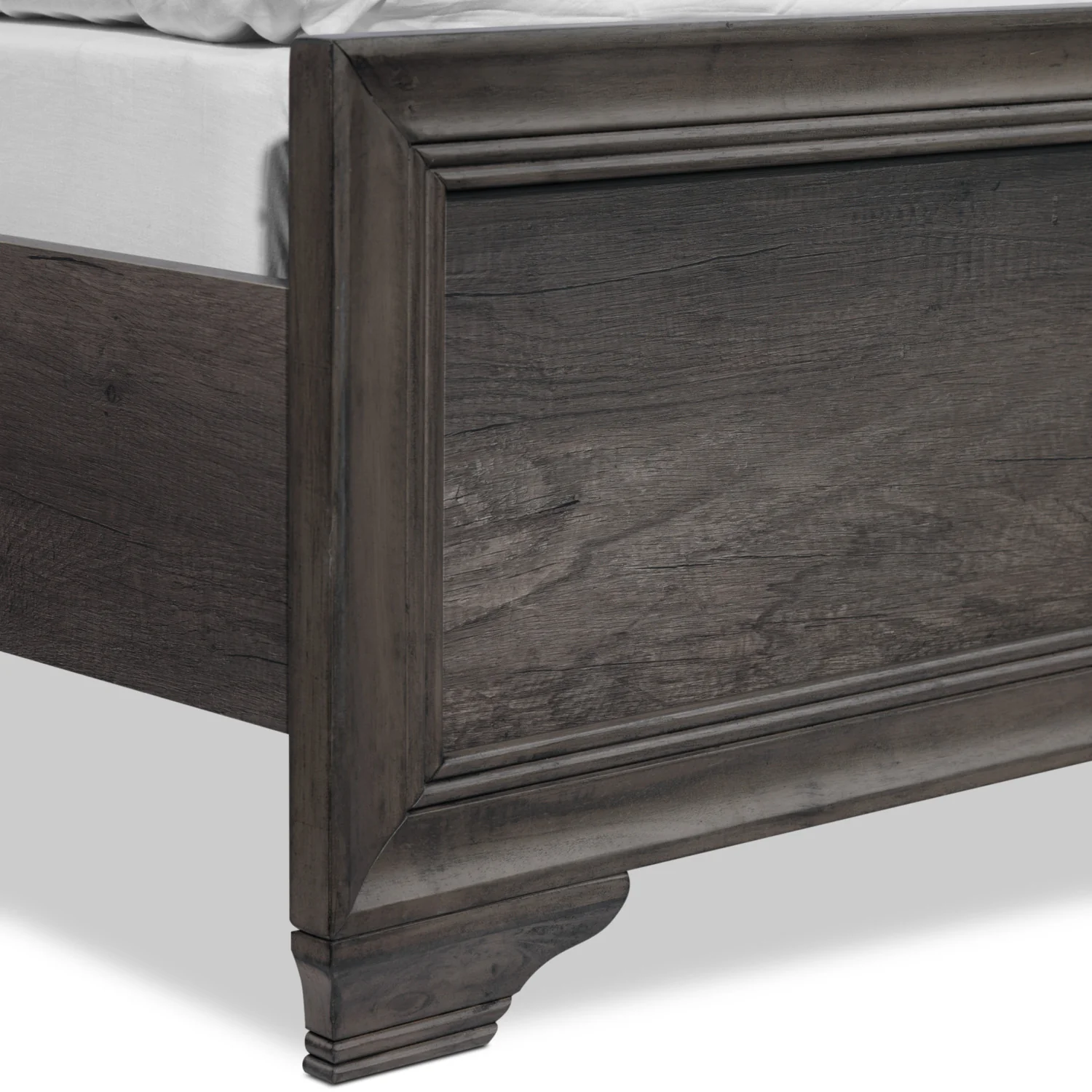 Sophie 6-Piece King Bedroom Package - Weathered Grey - Image 6