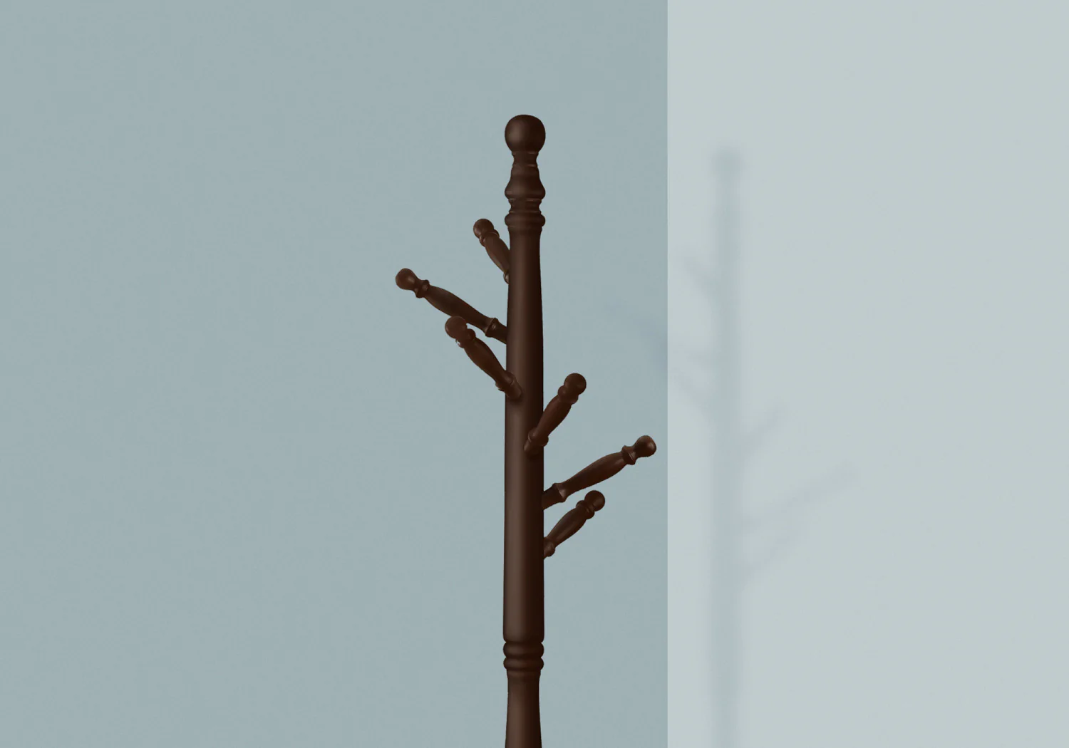 Sorell Coat Rack - Dark Brown - Image 5