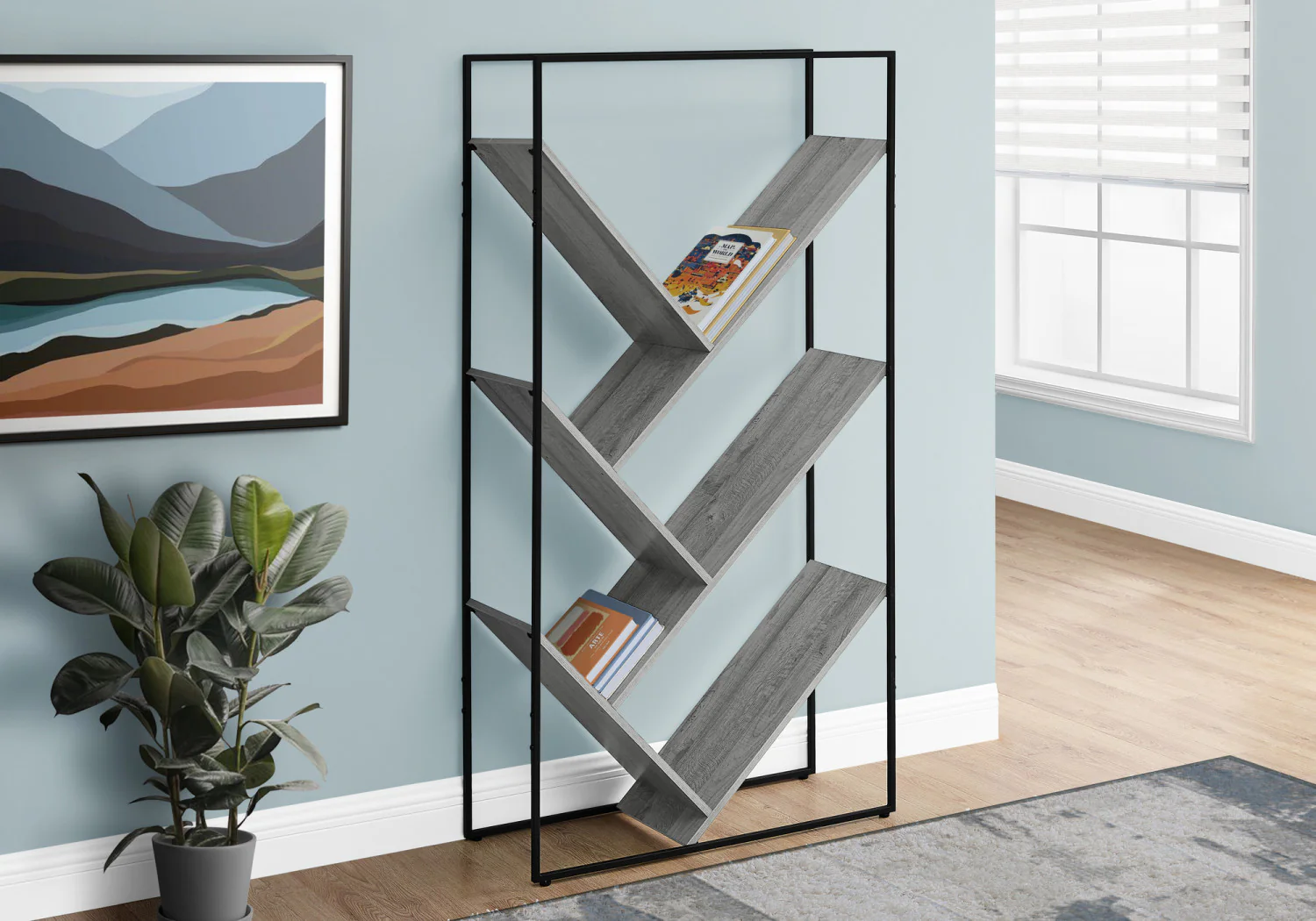 Sova Bookcase - Grey - Image 2