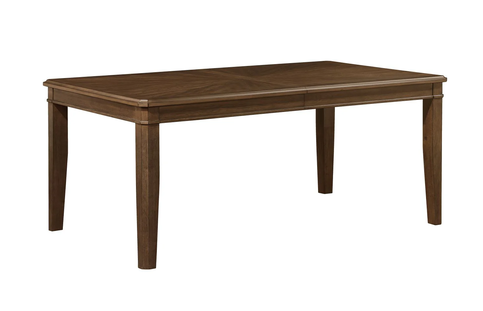 Spice 7-Piece Extendable Dining Set - Dark Cherry, Beige - Image 3