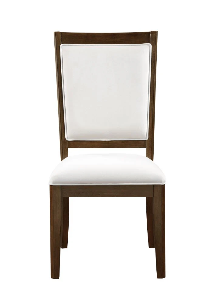 Spice 7-Piece Extendable Dining Set - Dark Cherry, Beige - Image 6