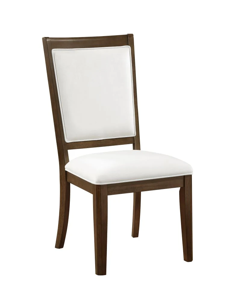 Spice 9-Piece Extendable Dining Set - Dark Cherry, Beige - Image 5