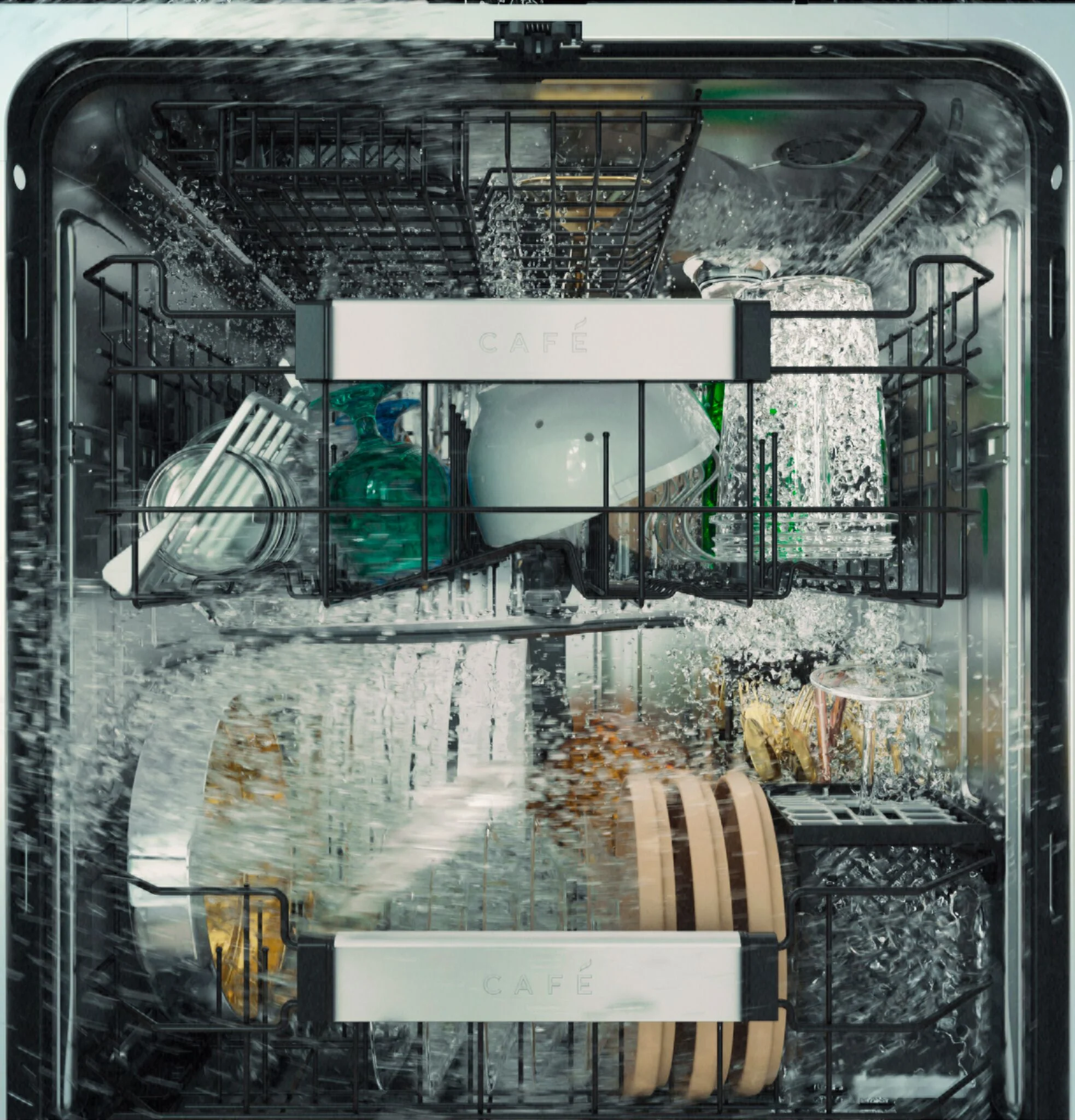 Café Stainless Steel CustomFit Dishwasher with Dual Convention Dry - CDT858P2VS1 - Image 4