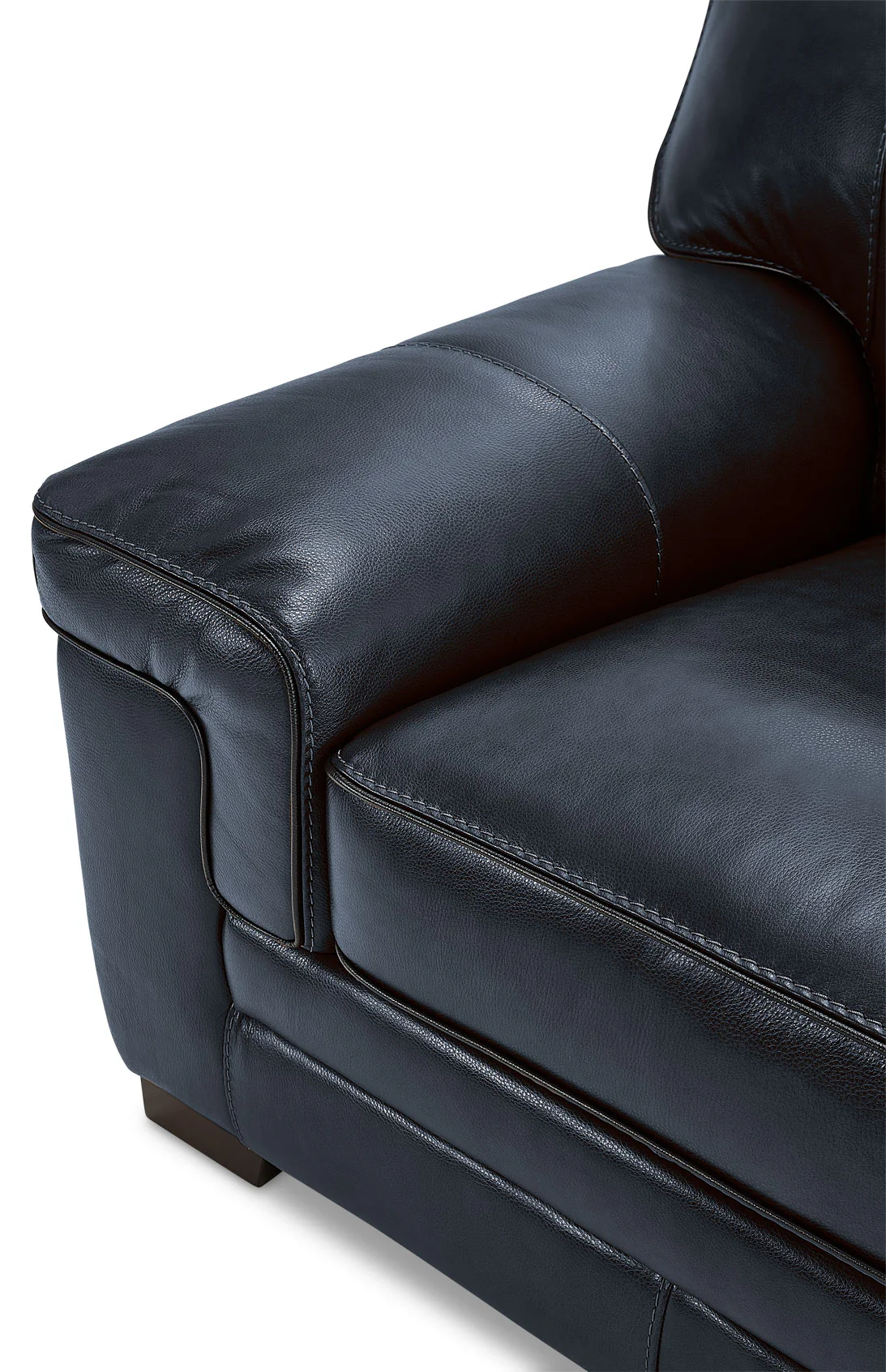 Stampede Leather Chair - Cobalt - Image 3
