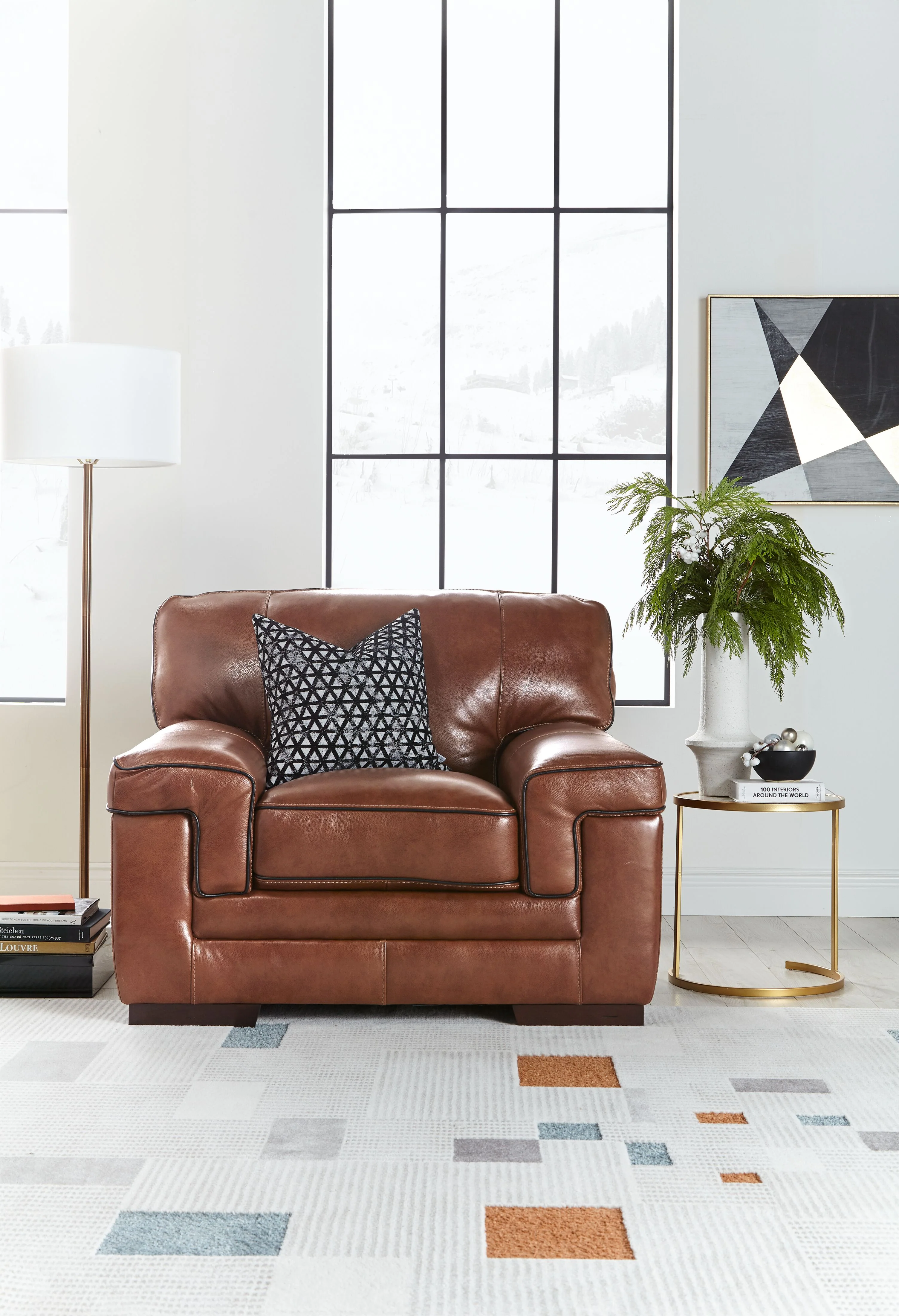 Stampede Leather Chair - Cognac - Image 2