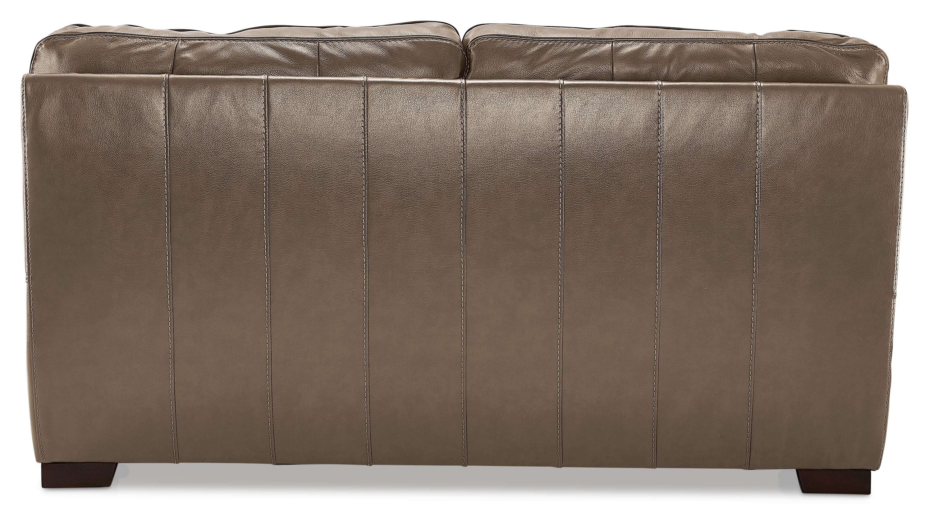 Stampede Leather Loveseat - Buff - Image 5