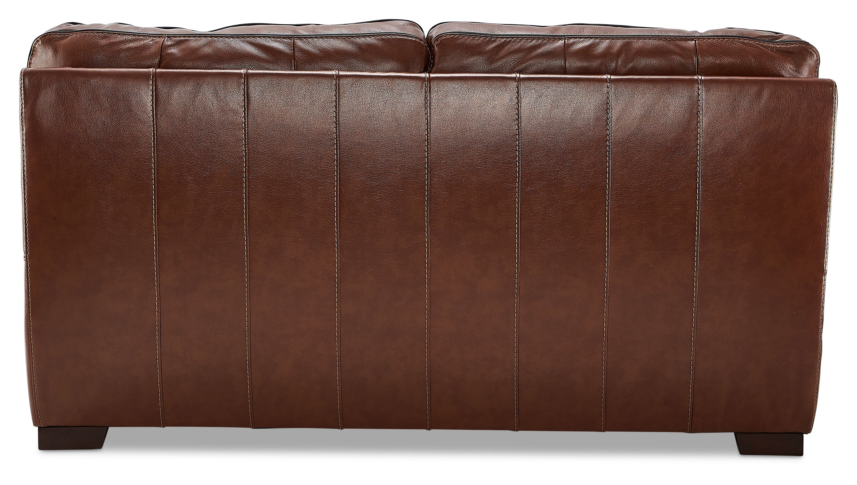 Stampede Leather Loveseat - Cognac - Image 5