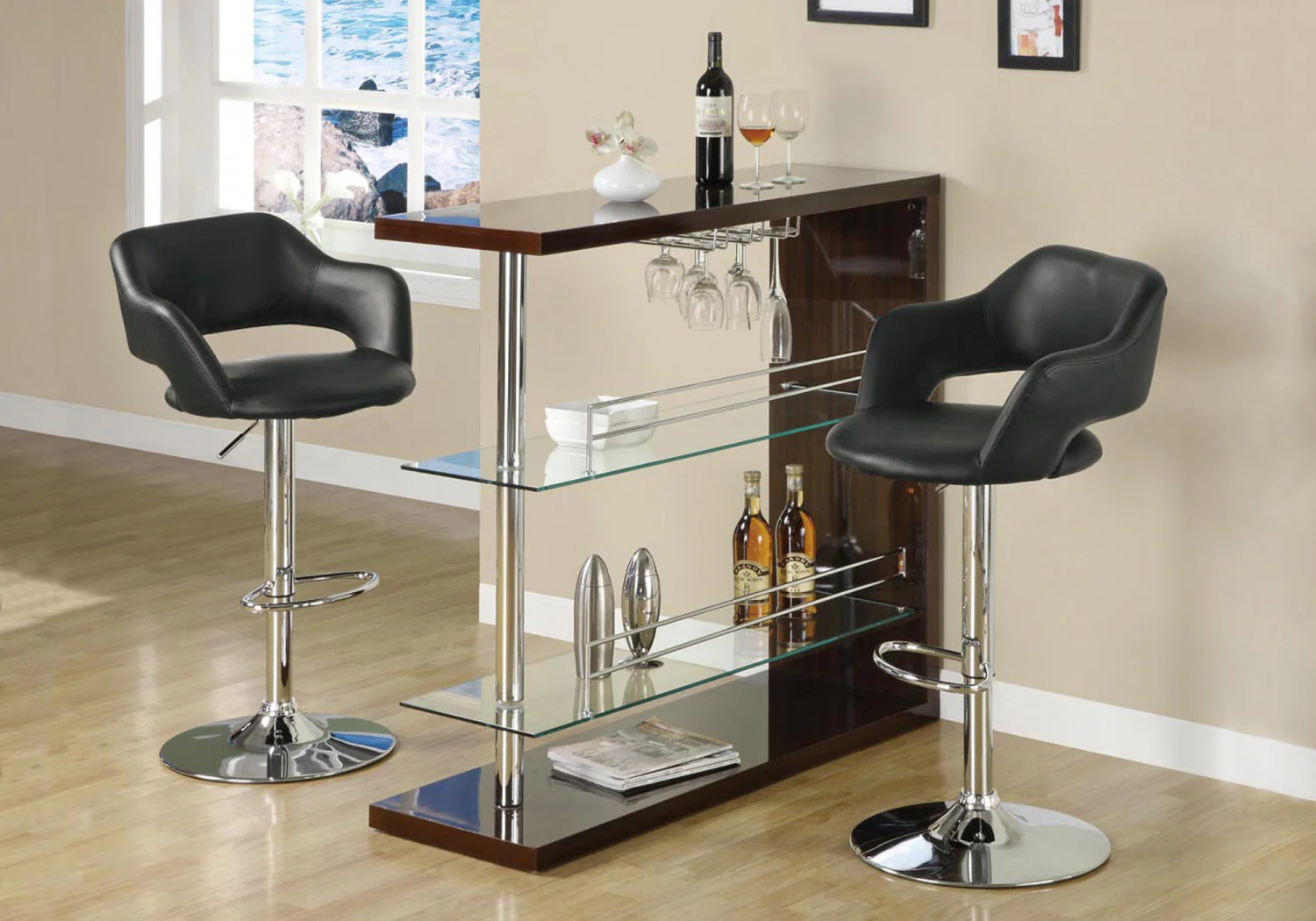 Stanley Bar Stool - Black - Image 2