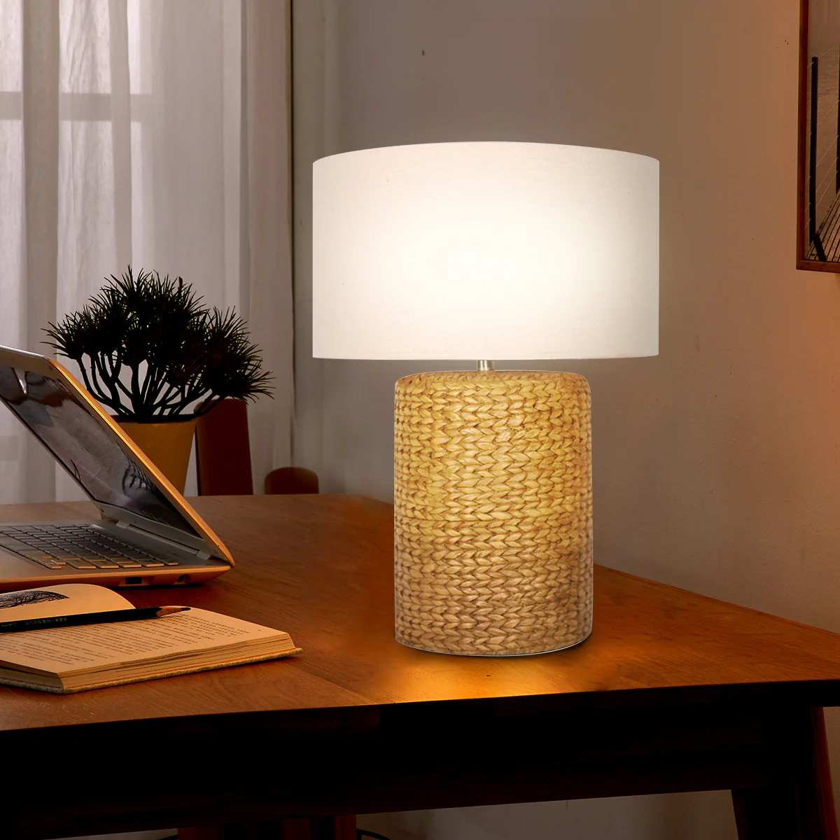 Stellan 25" Table Lamp - Natural - Image 2