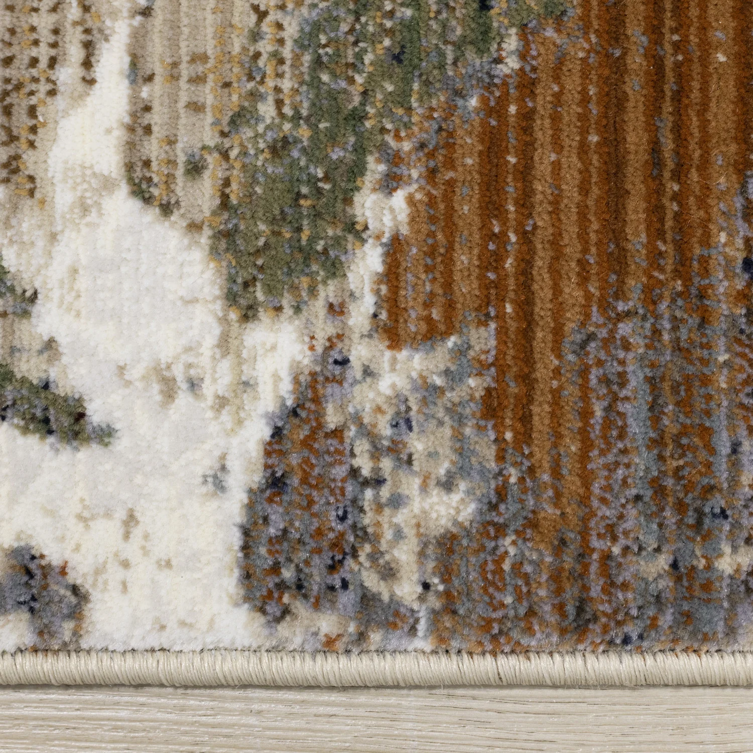 Sterling Contemporary Floral Area Rug - 8' X 11' - Cream/Green/Rust - Image 10
