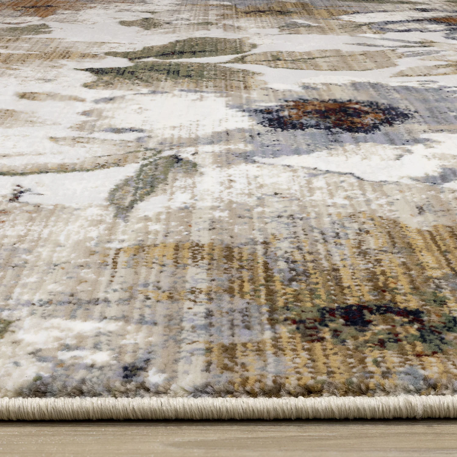 Sterling Contemporary Floral Area Rug - 8' X 11' - Cream/Green/Rust - Image 5