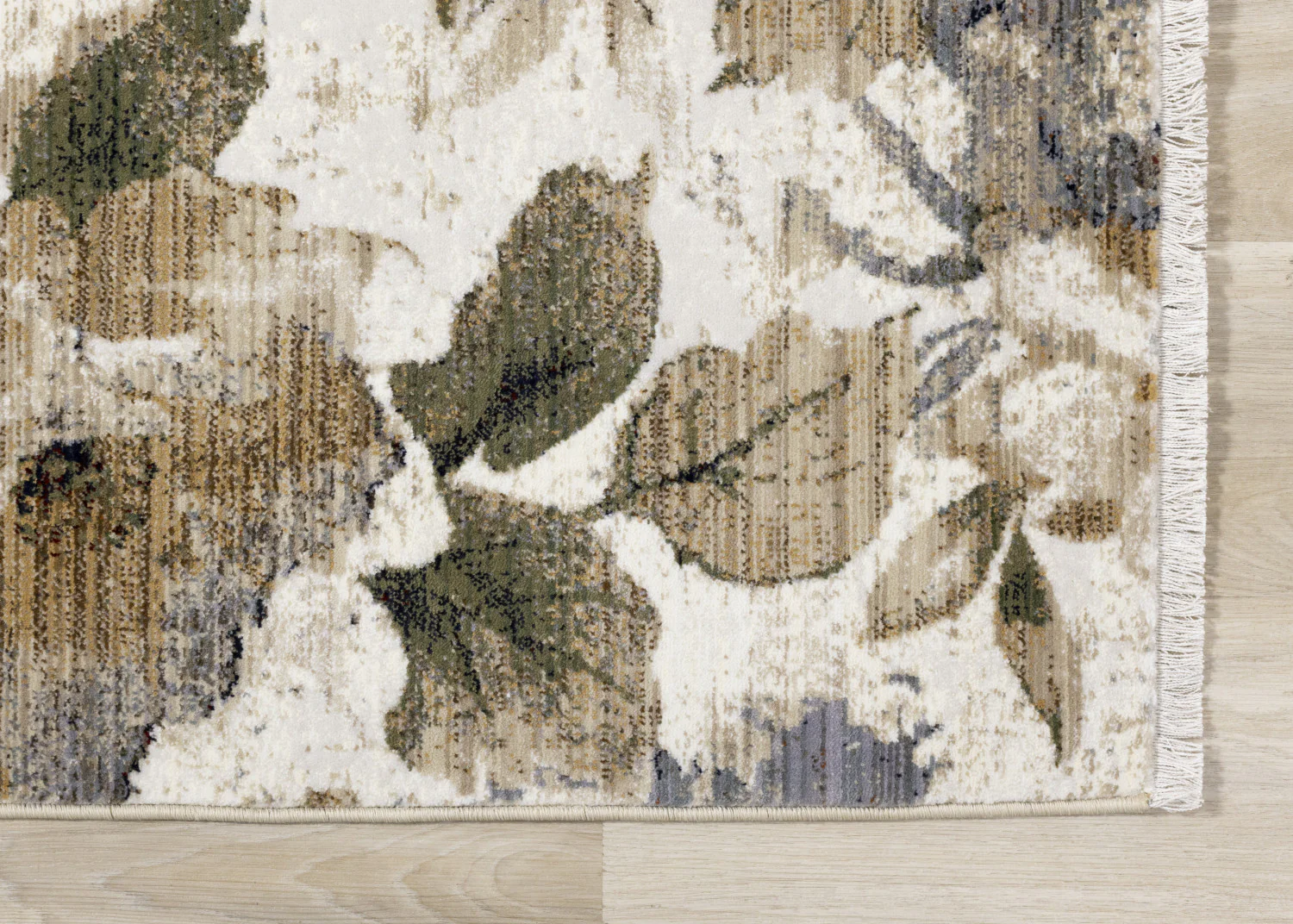 Sterling Contemporary Floral Area Rug - 8' X 11' - Cream/Green/Rust - Image 6