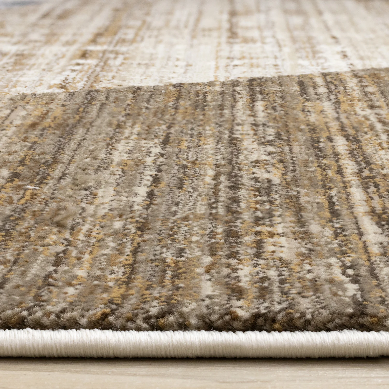 Sterling Modern Teardrop Area Rug - 5' X 8' - Brown/Cream - Image 5