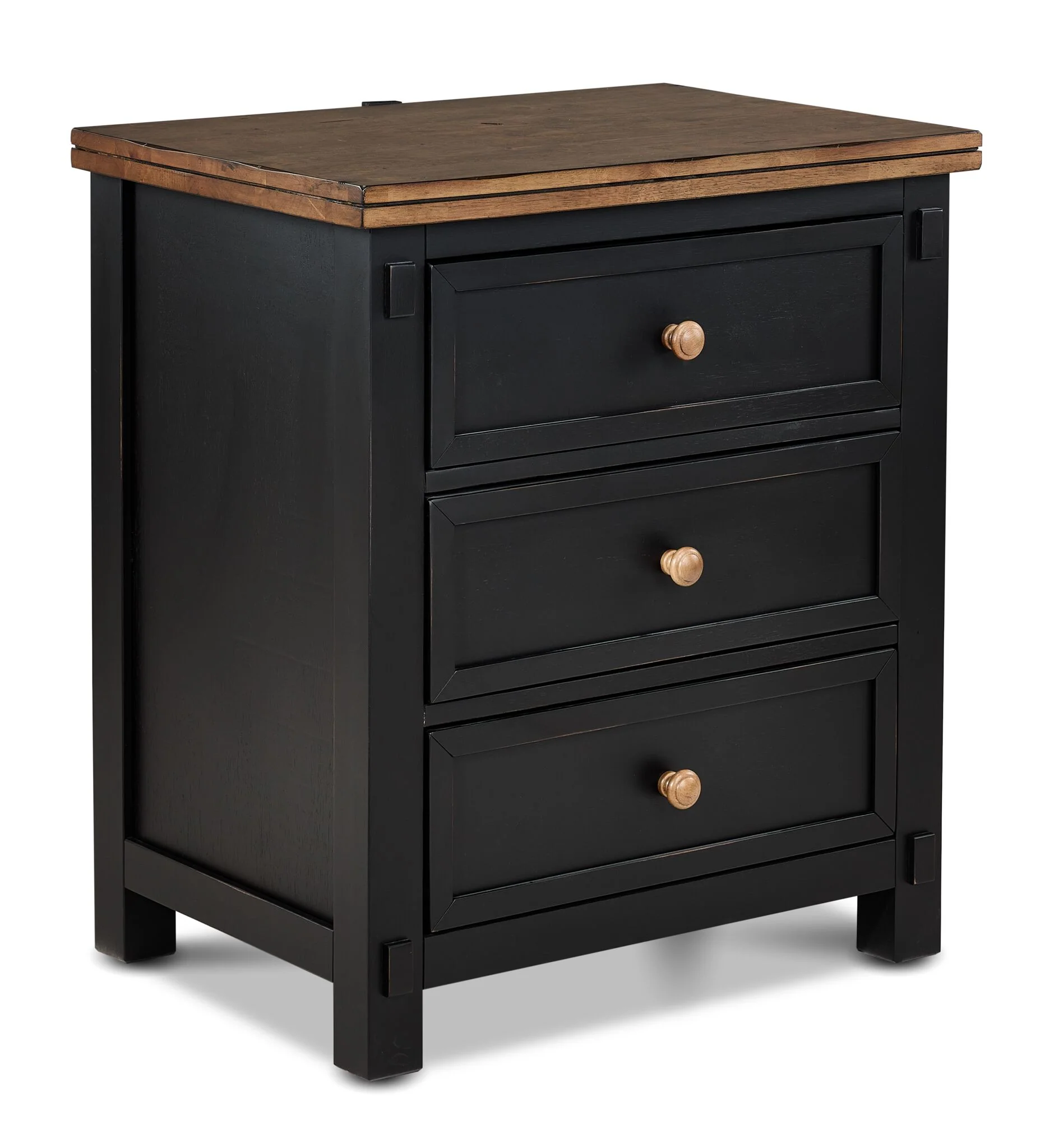 Stormy Ridge 6 - Piece King Storage Bedroom Package - Slate Black, Chicory - Image 4