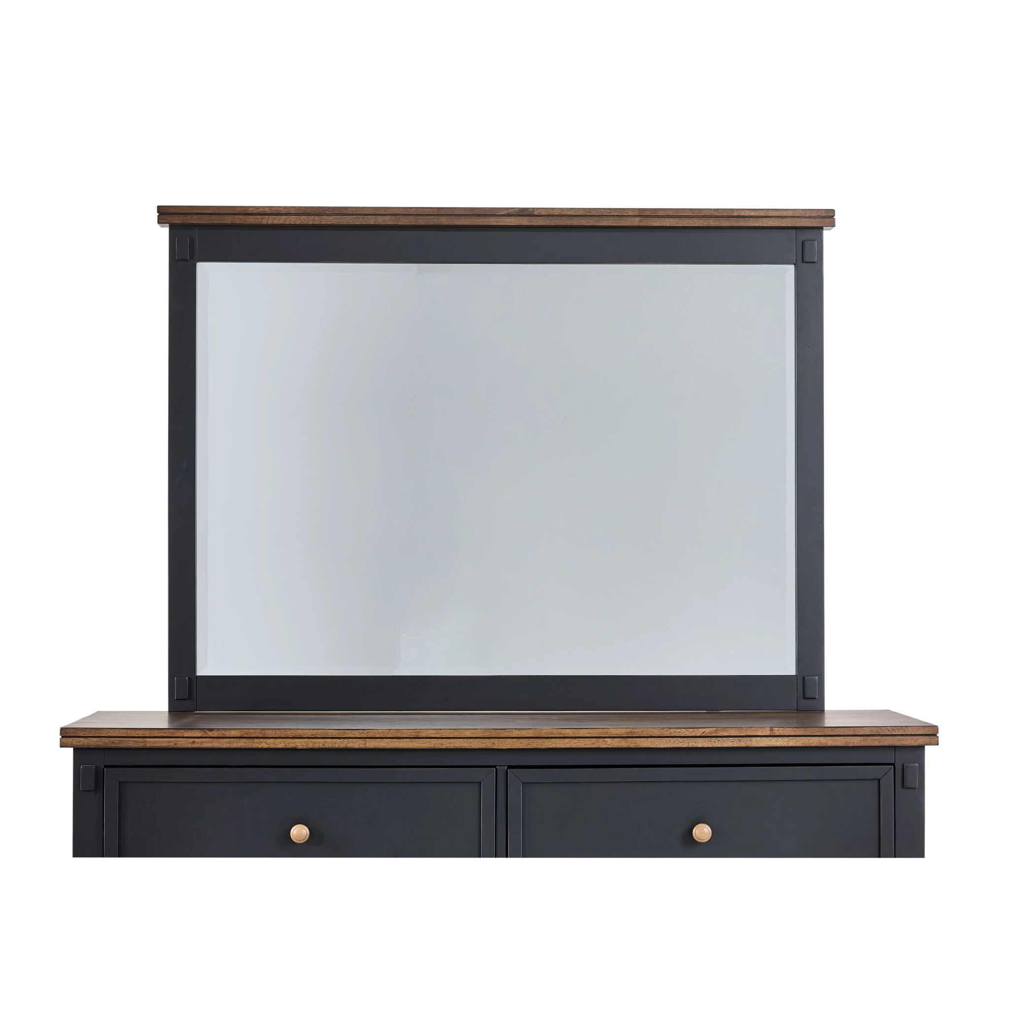 Stormy Ridge Mirror - Slate Black, Chicory - Image 2