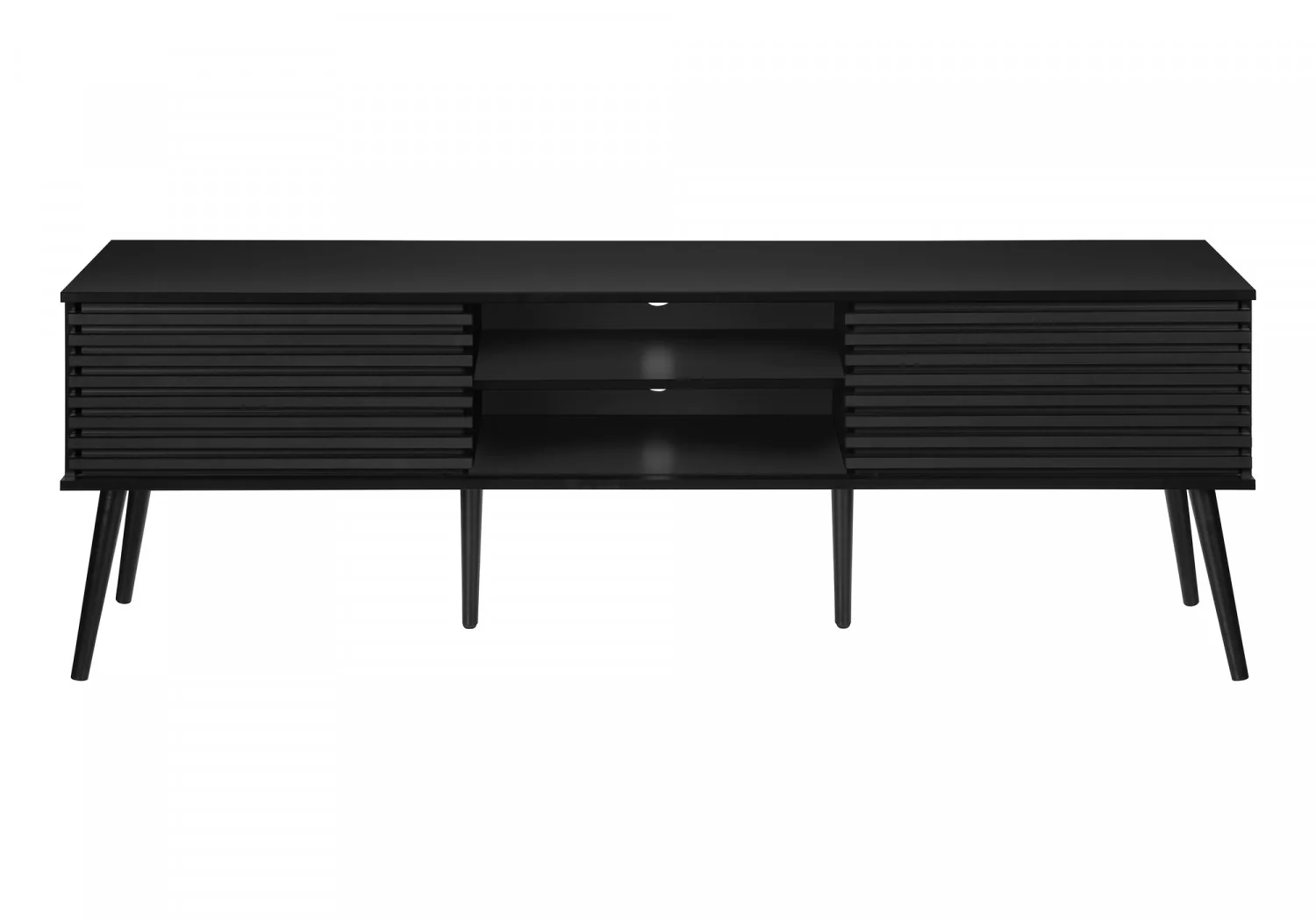 Streamline 71" TV Stand - Black - Image 6