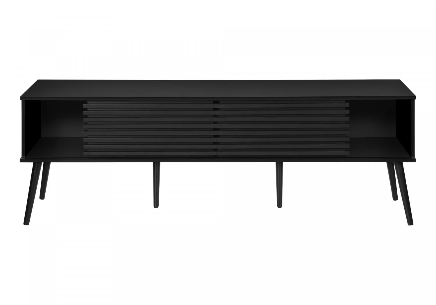 Streamline 71" TV Stand - Black - Image 7
