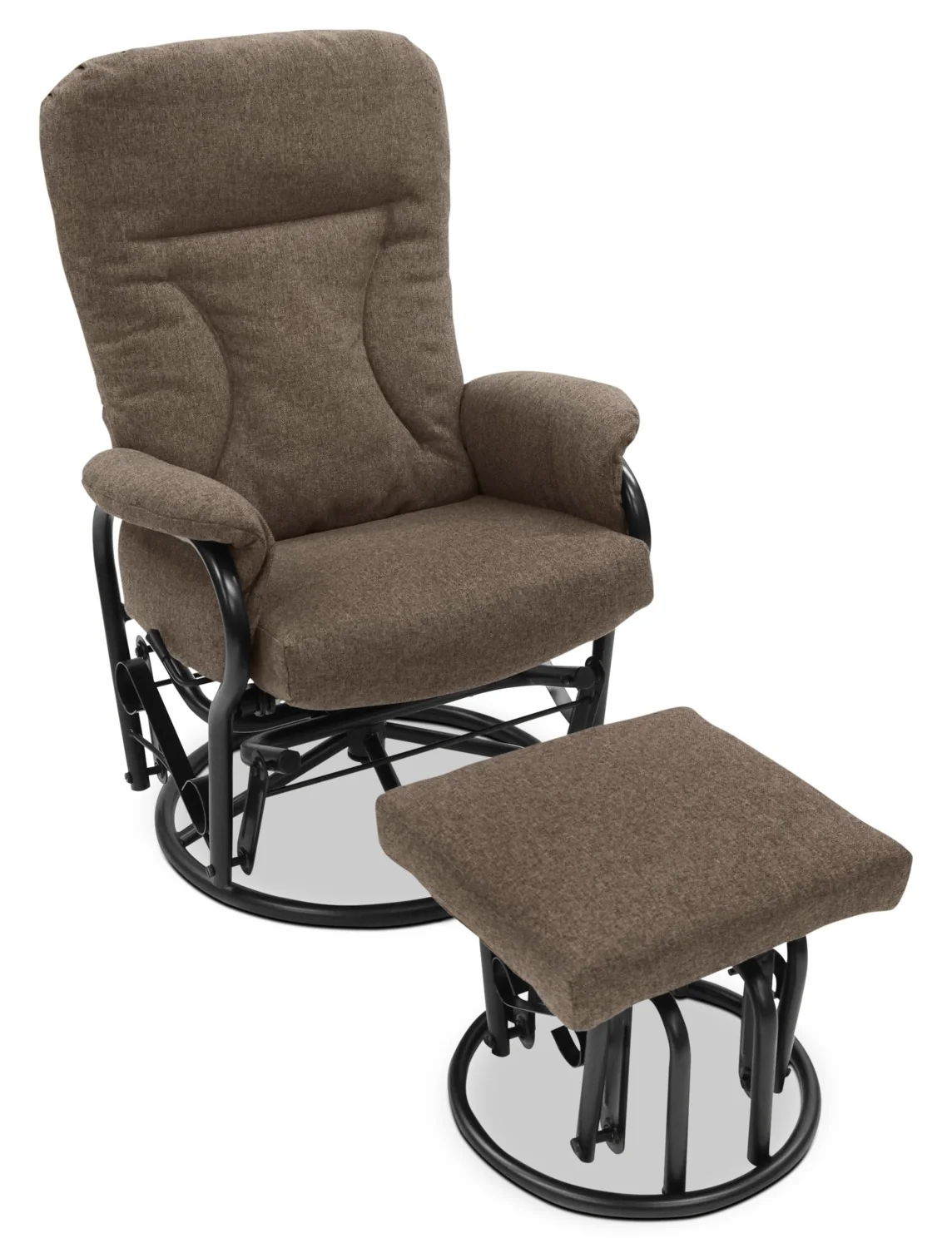 Sullivan Glider Ottoman - Light Brown - Image 2