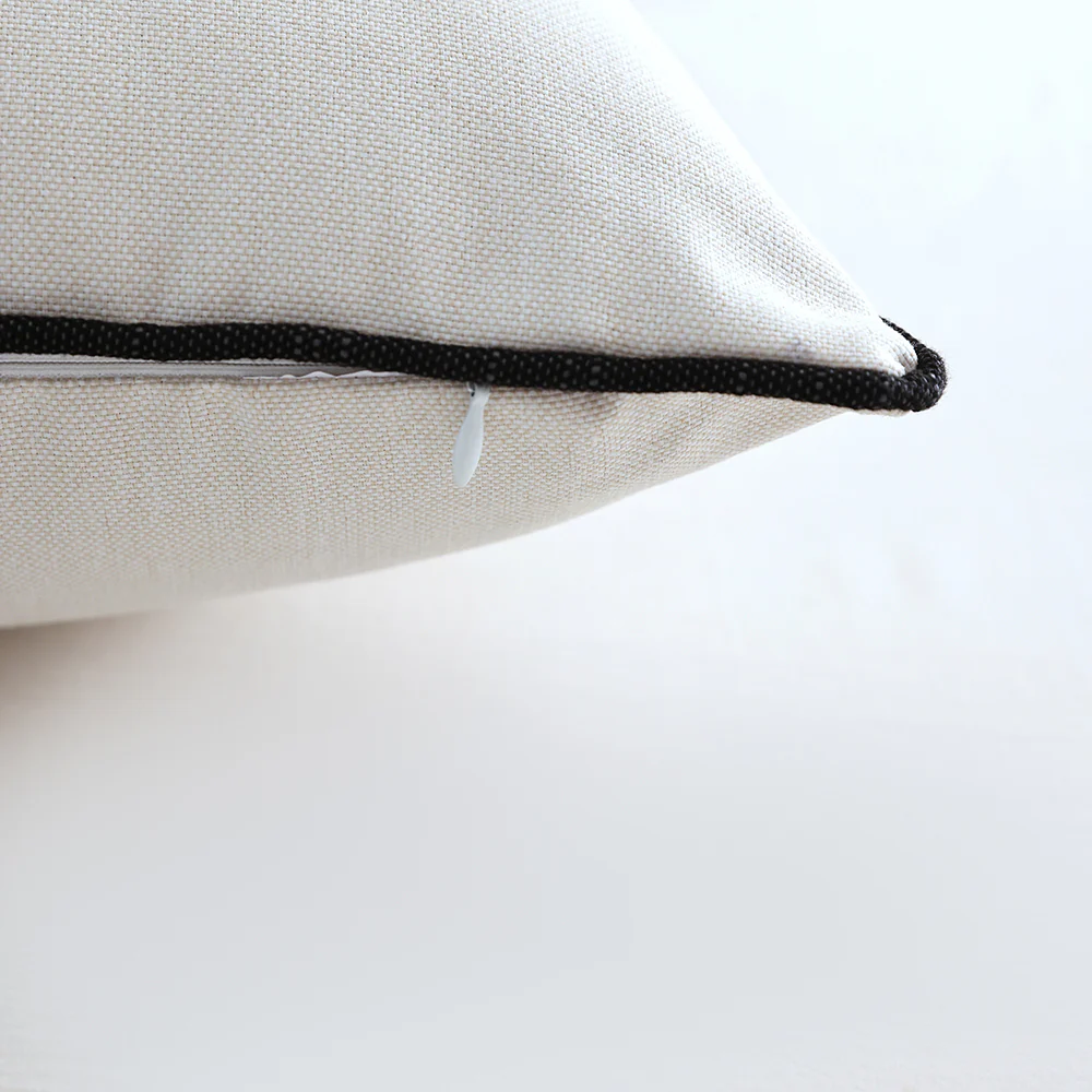 Summer Breeze Outdoor Decorative Accent Cushion - Black - Image 2