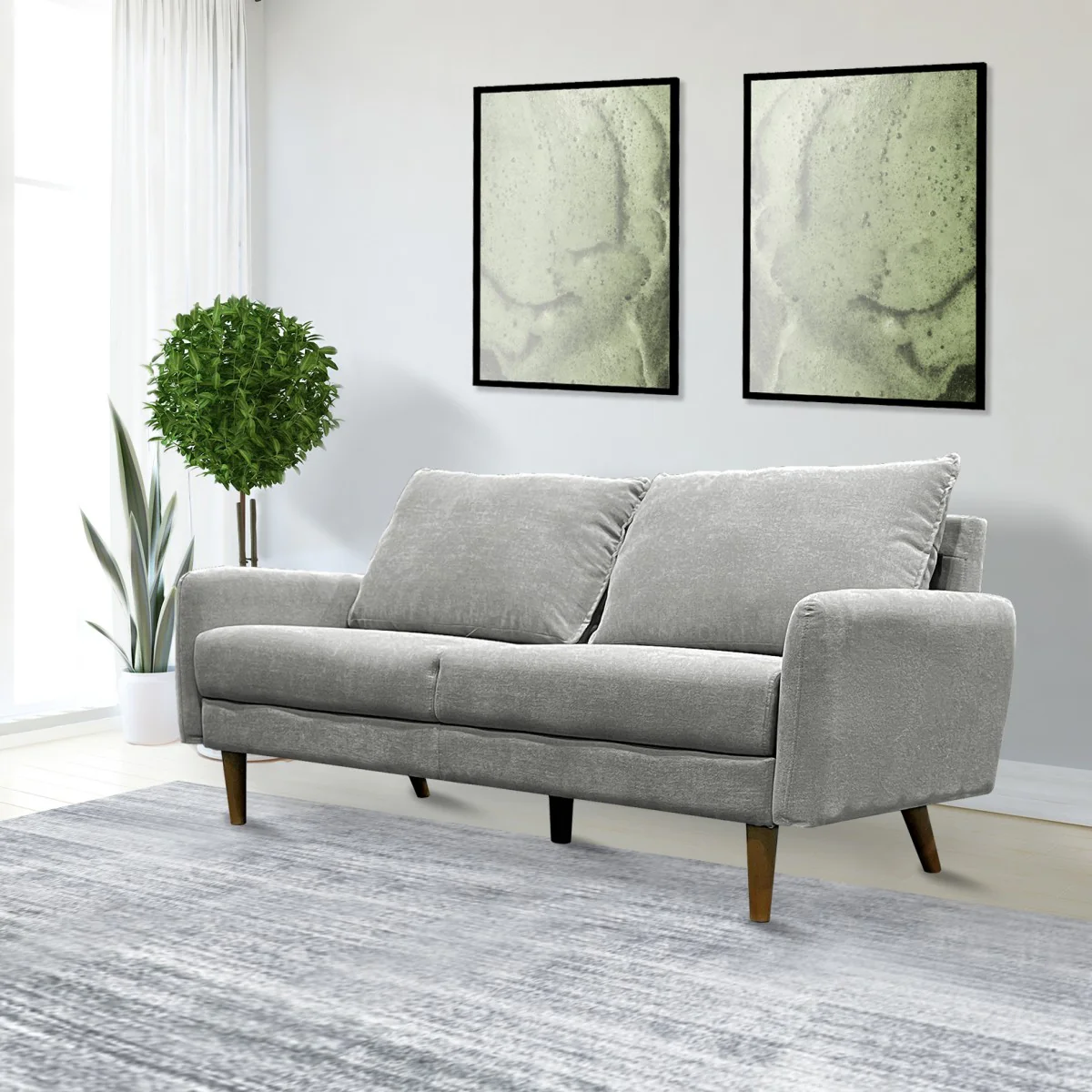 Synan Sofa - Grey - Image 2