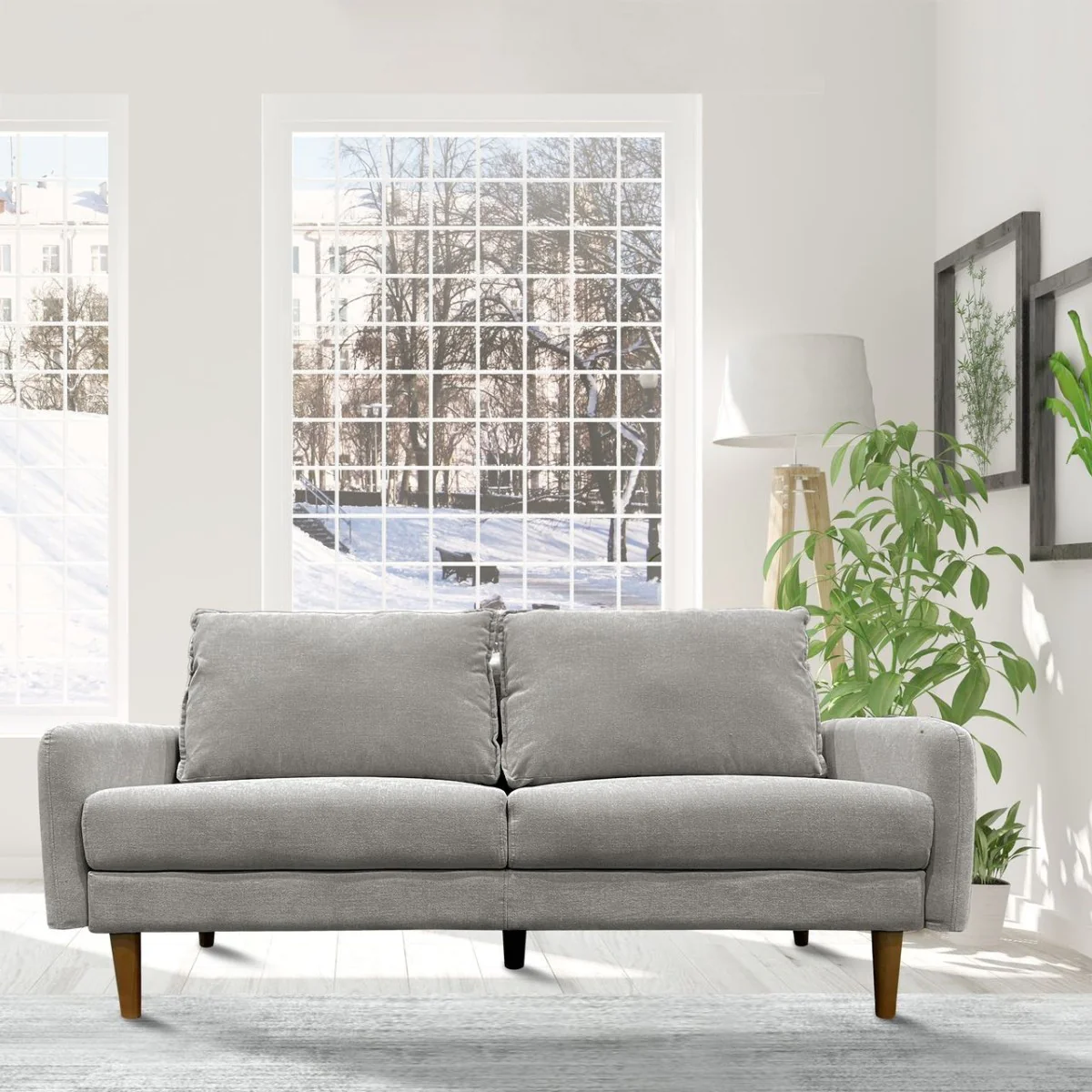 Synan Sofa - Grey - Image 3