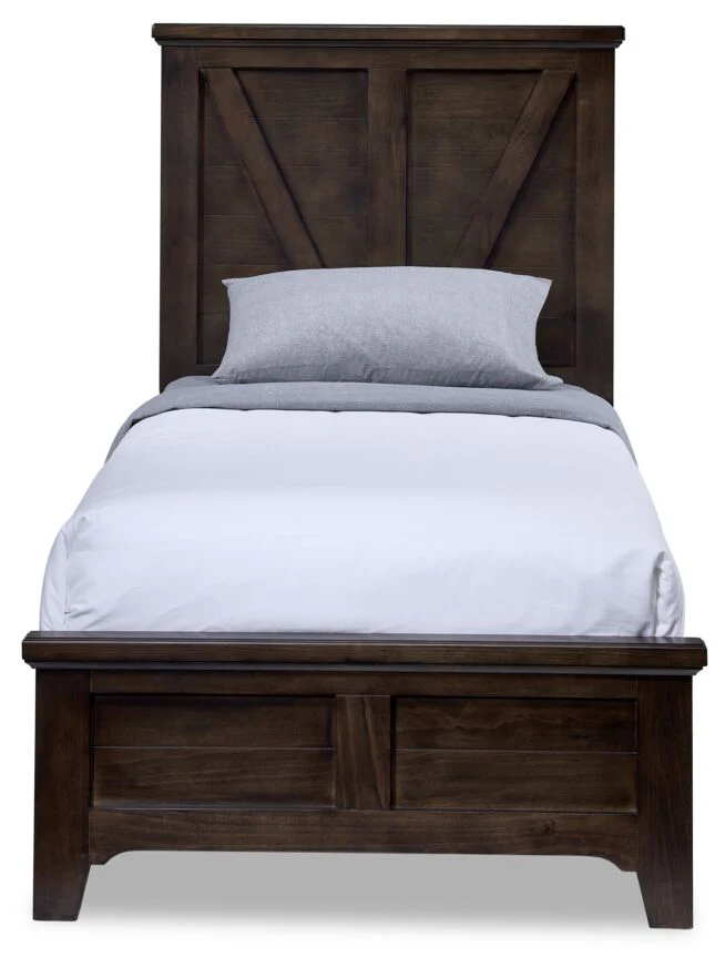Tahoe 3-Piece Twin Bed - River Rock - Image 2