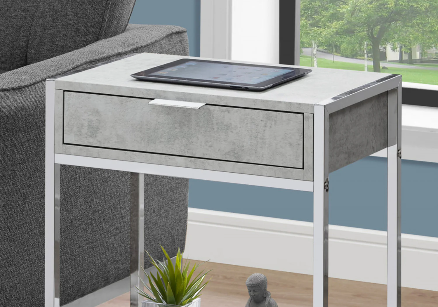 Tallen Side Table - Grey - Image 5