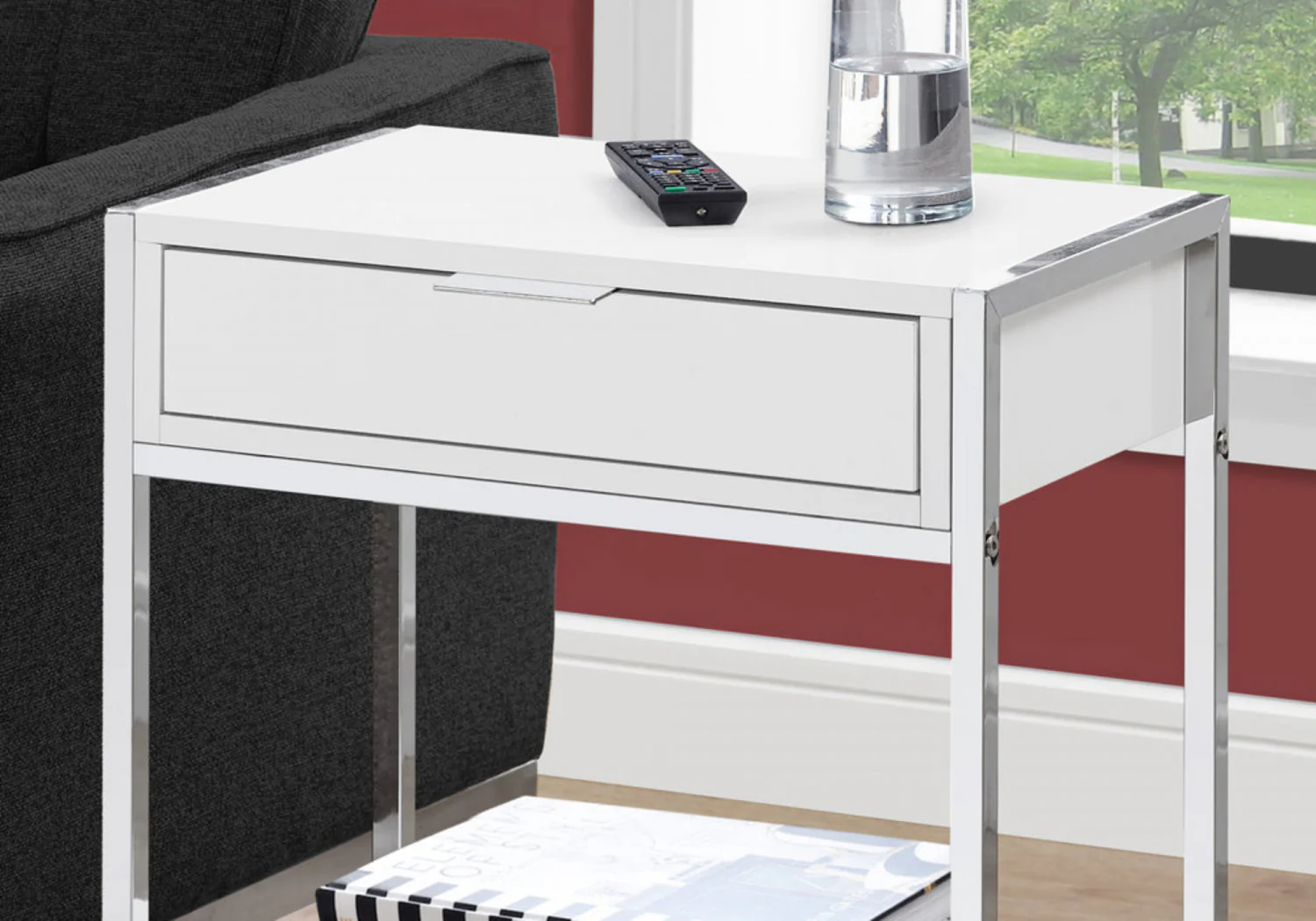 Tallen Side Table - White - Image 5