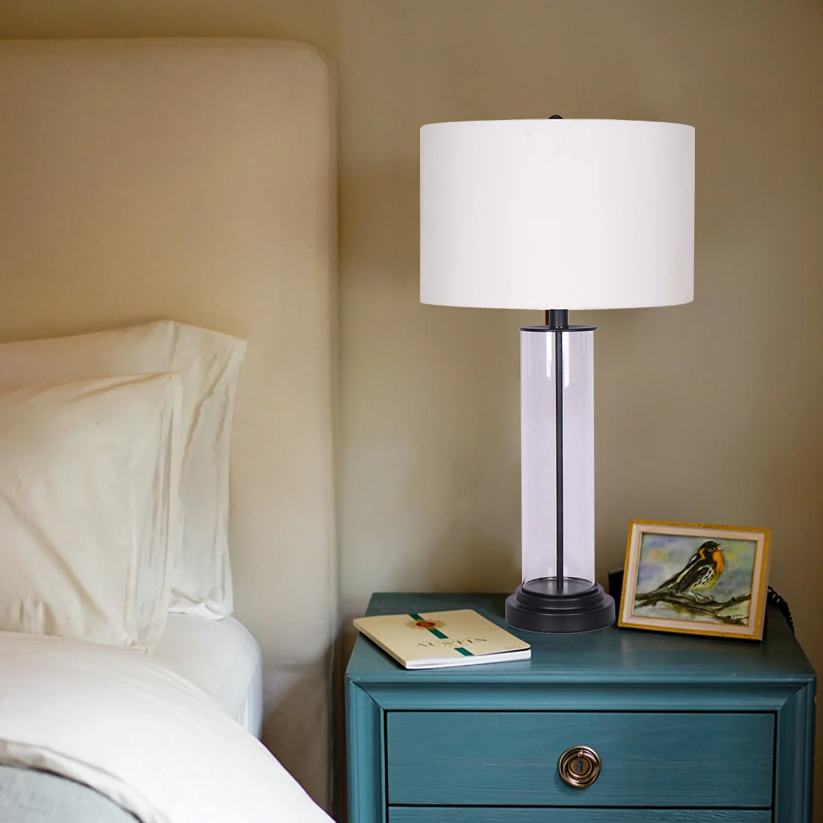 Tate 27" Table Lamp - Black - Image 2
