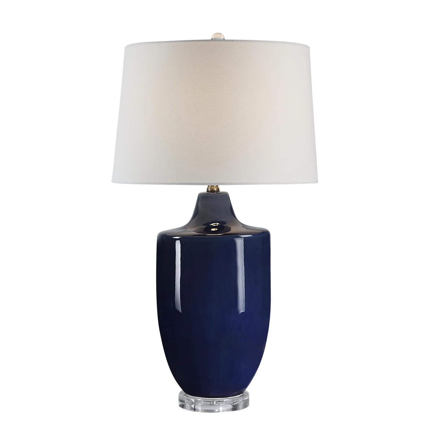 Tavi Table Lamp - Crackled Navy - Image 3