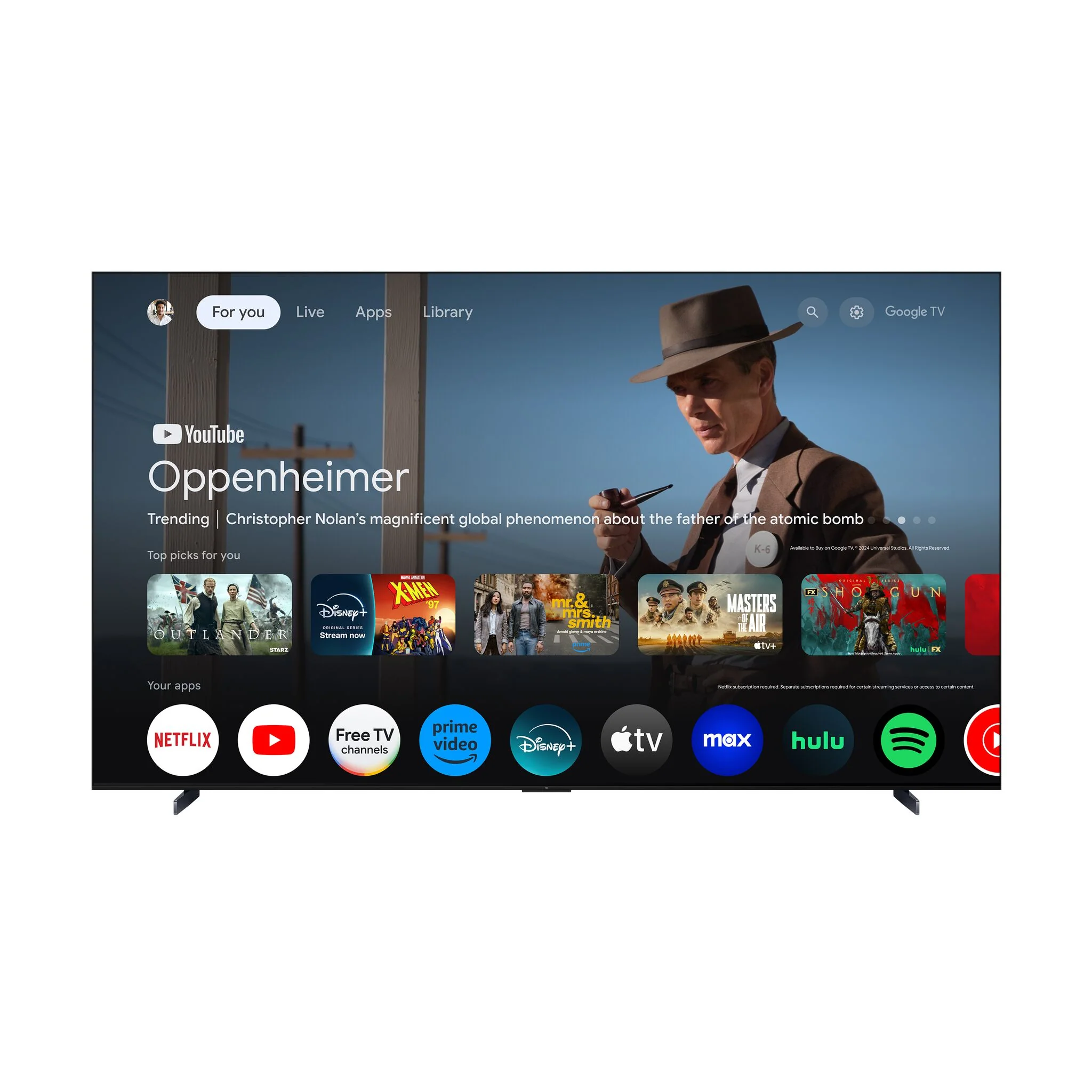 TCL 115" QM7K Series 4K UHD HDR QD-Mini LED Smart TV with Google TV - 115QM7K - Image 3