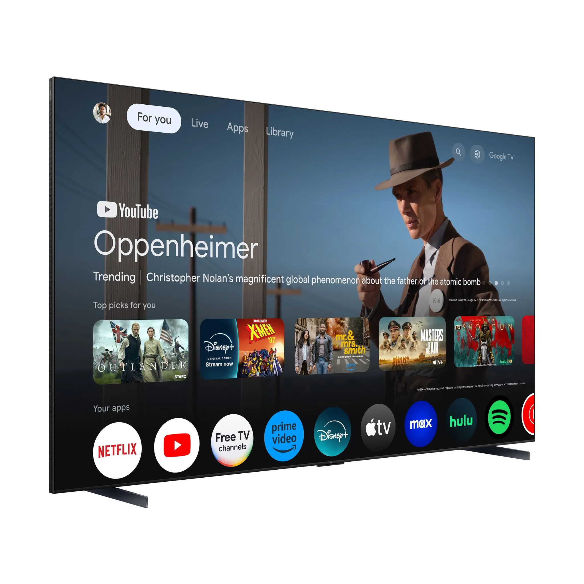 TCL 115" QM7K Series 4K UHD HDR QD-Mini LED Smart TV with Google TV - 115QM7K - Image 4
