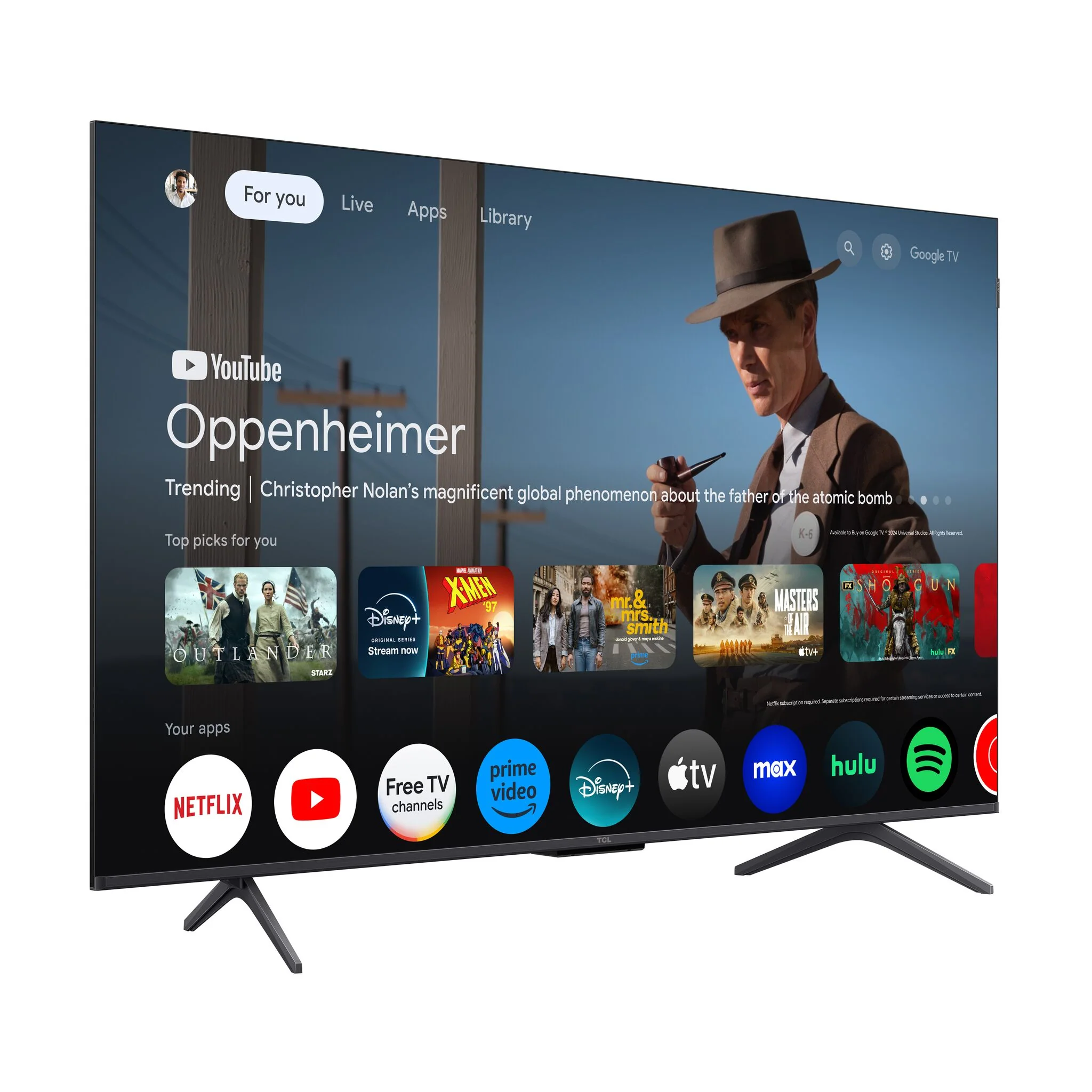 TCL 55” Q7K Series 4K QLED with Dolby Vision HDR & Dolby Atmos Smart TV with Google TV - 55Q7K - Image 4