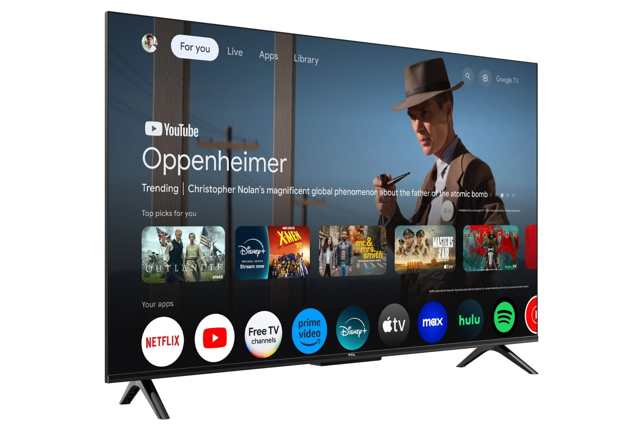 TCL 55" S45K Series 4K UHD HDR LED Smart TV with Google TV - 55S45K - Image 2
