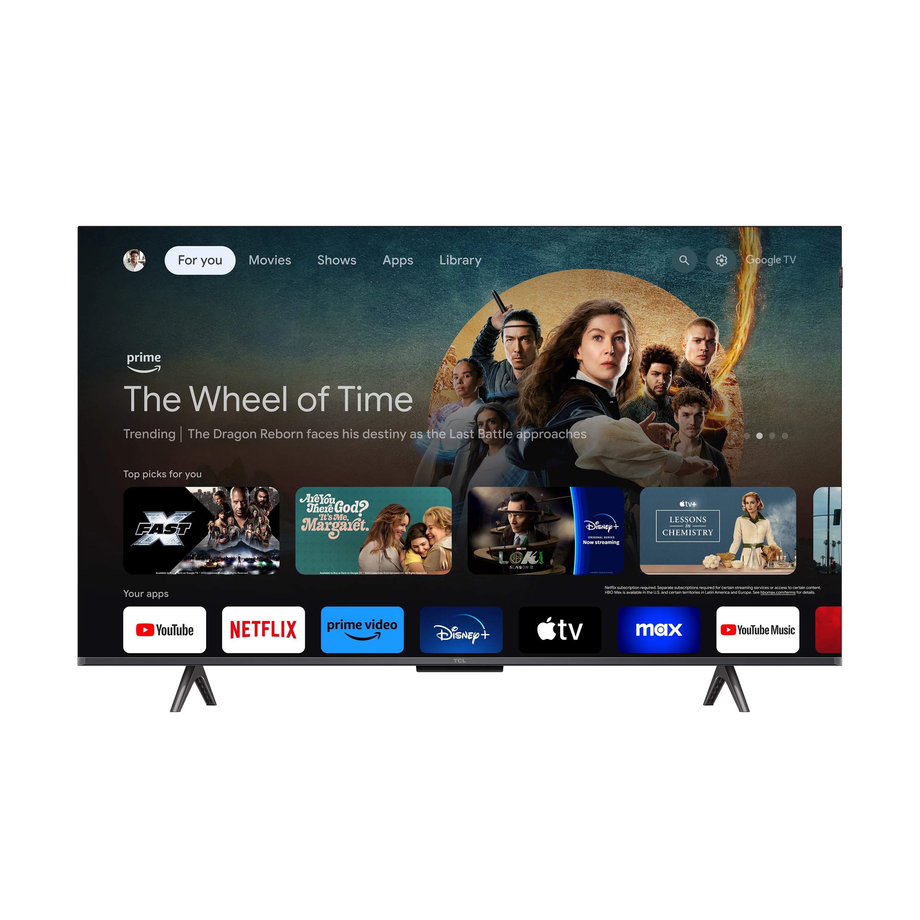 TCL 75" Q65 Class QLED 4K UHD HDR Smart TV with Google TV – 75Q651G-CA - Image 3