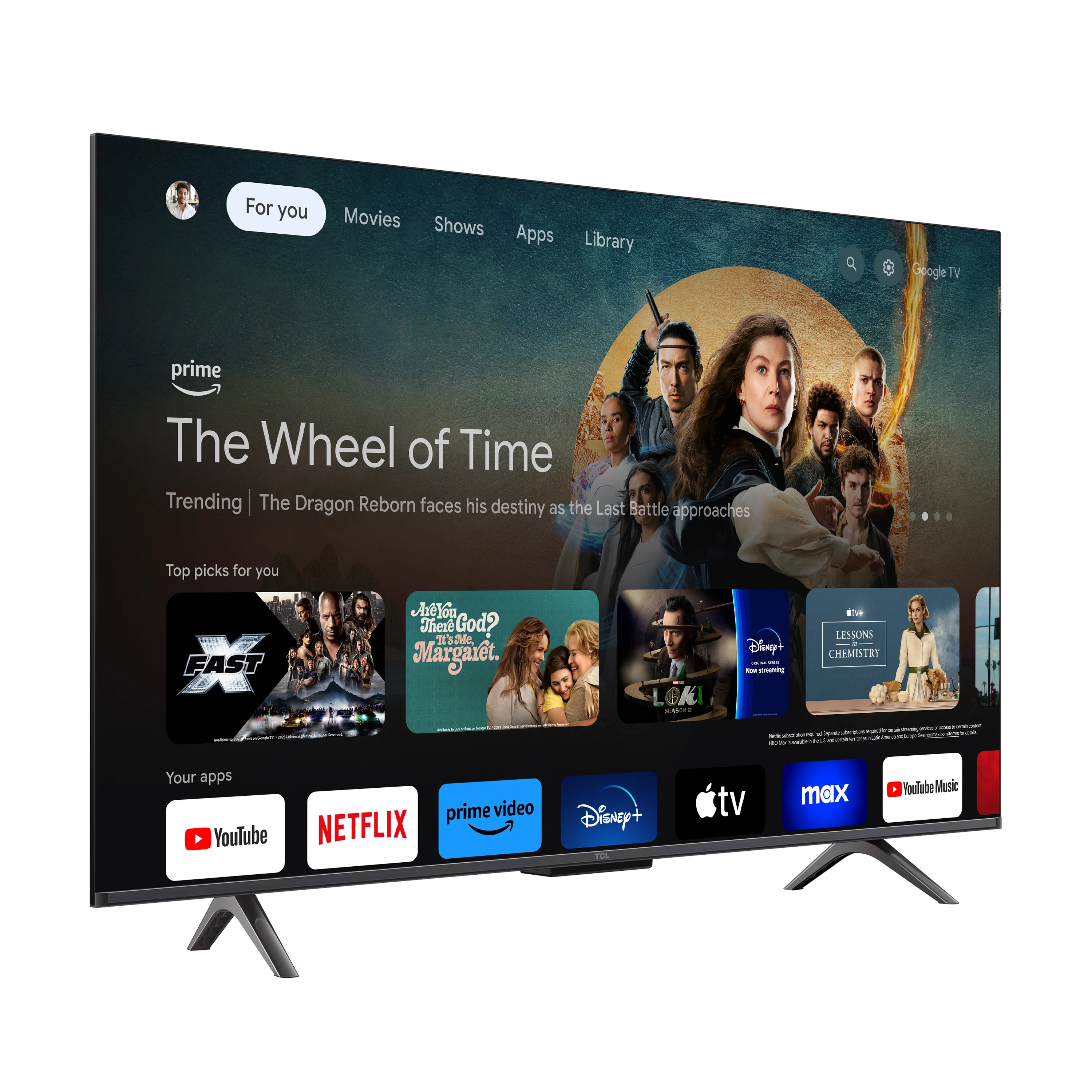 TCL 75" Q65 Class QLED 4K UHD HDR Smart TV with Google TV – 75Q651G-CA - Image 4