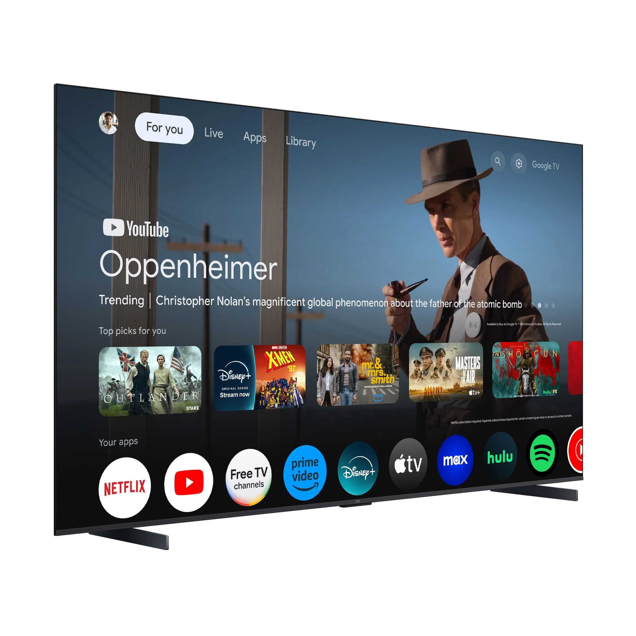 TCL 98” Q7K Series 4K QLED with Dolby Vision HDR & Dolby Atmos Smart TV with Google TV - 98Q7K - Image 4