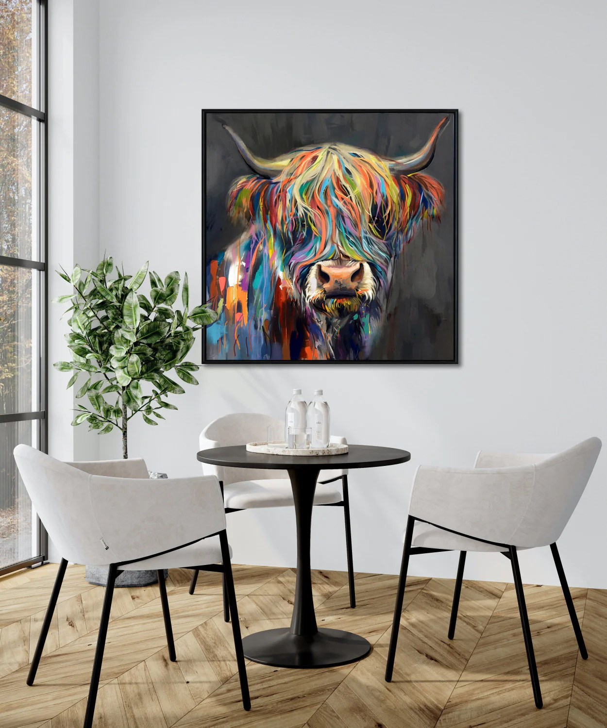 Technicolour Highlander Art - Multi-Colour - 32 X 32 - Image 2