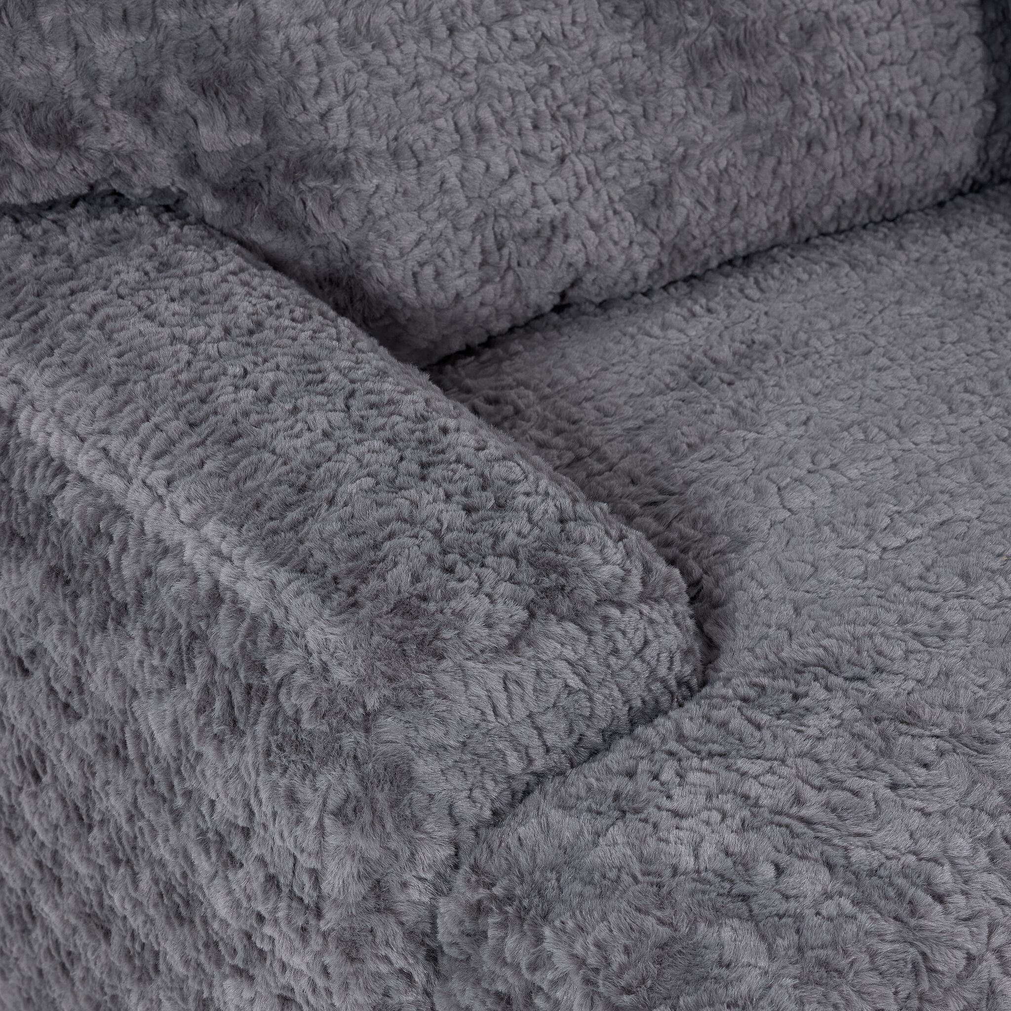 Teddy 2-Piece Sectional with Right-Facing Chaise-Grey - Image 3